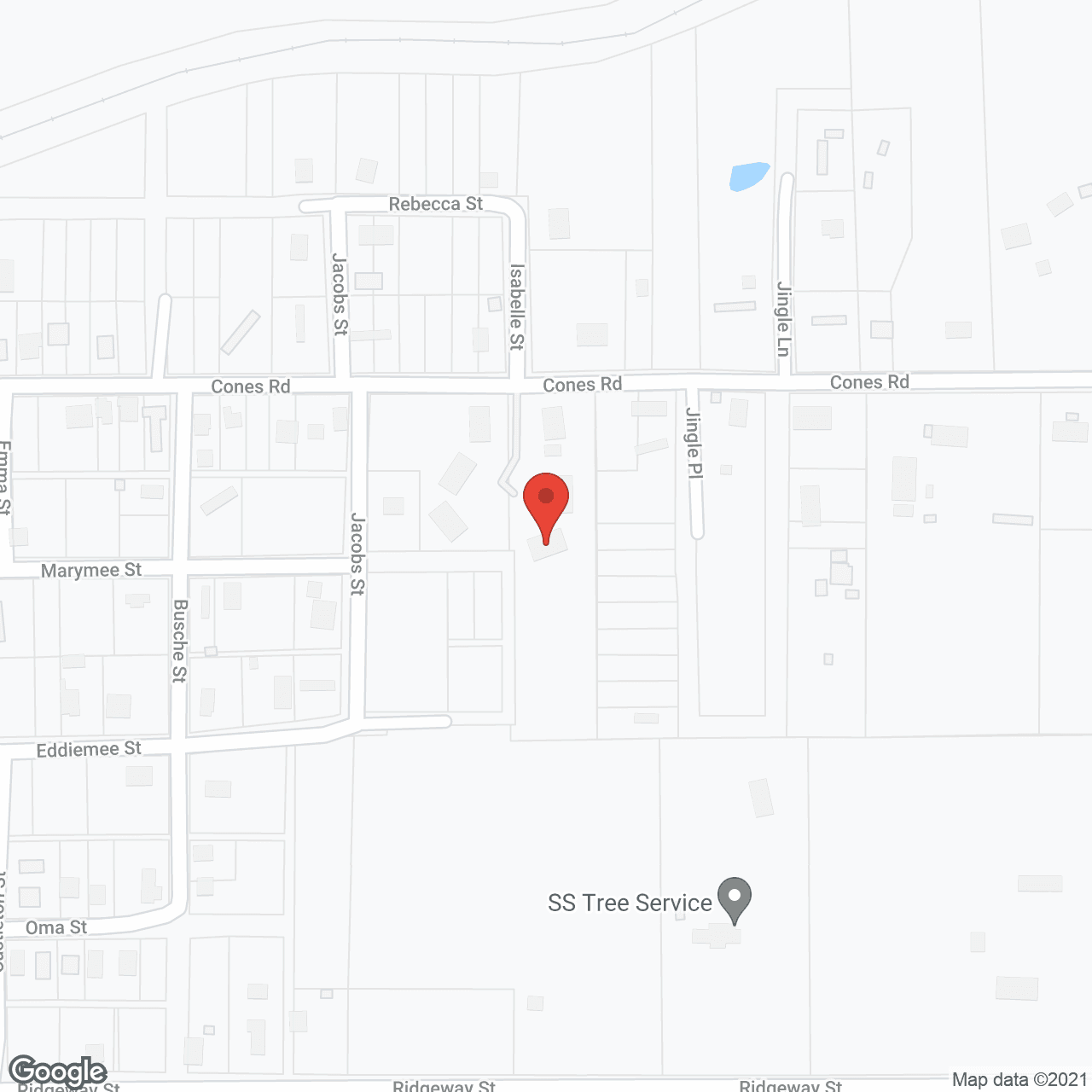 Map of the neighborhood around Christopher Homes of Hot Springs