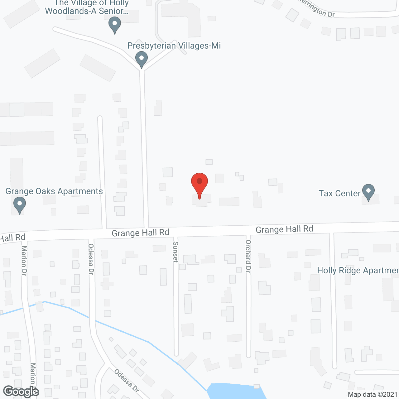 Map of the neighborhood around Young at Heart 2