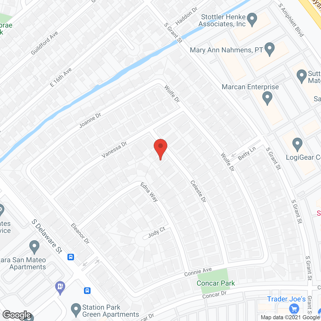 Map of the neighborhood around 19th Park Ave Home Care