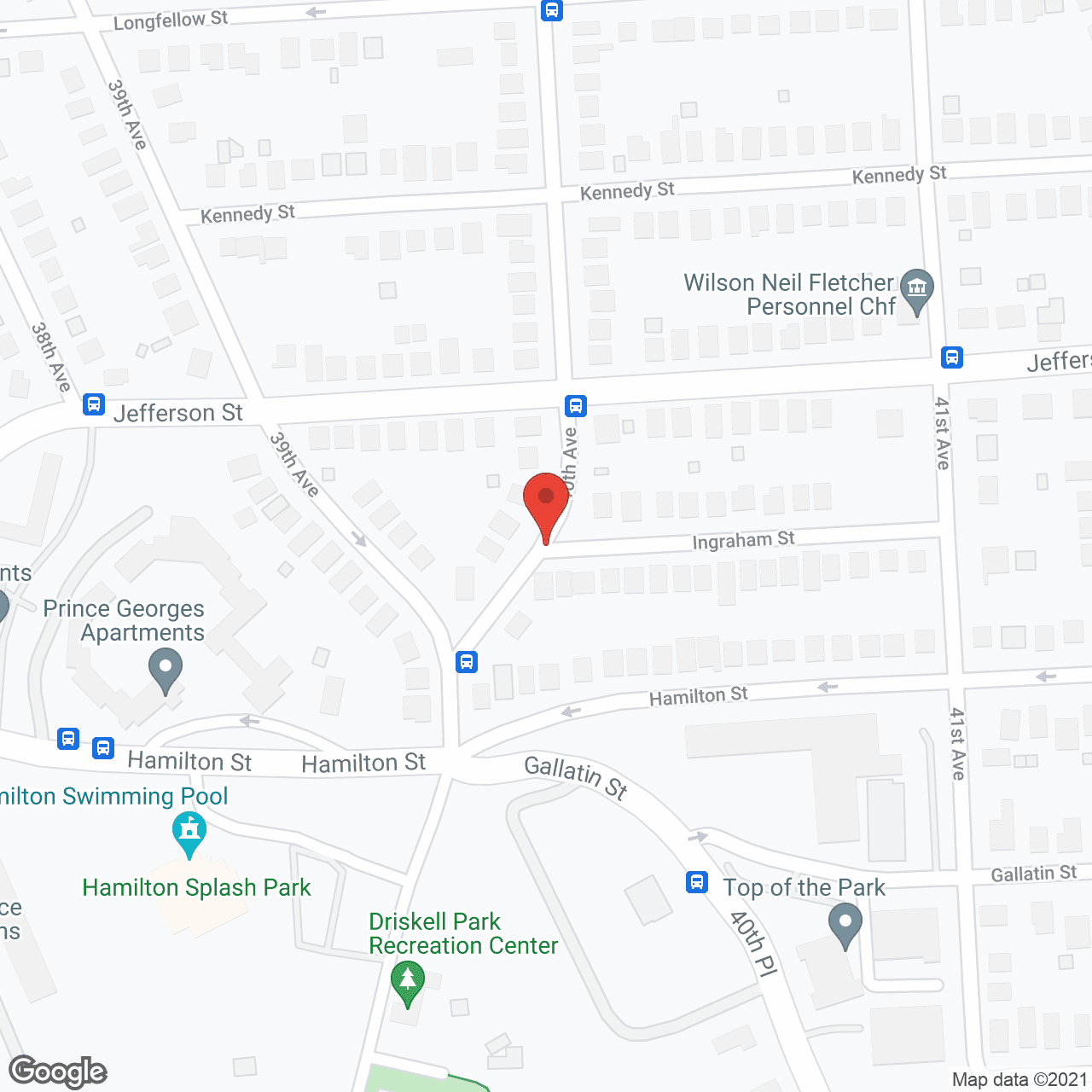 Map of the neighborhood around Home Away From Home, LLC