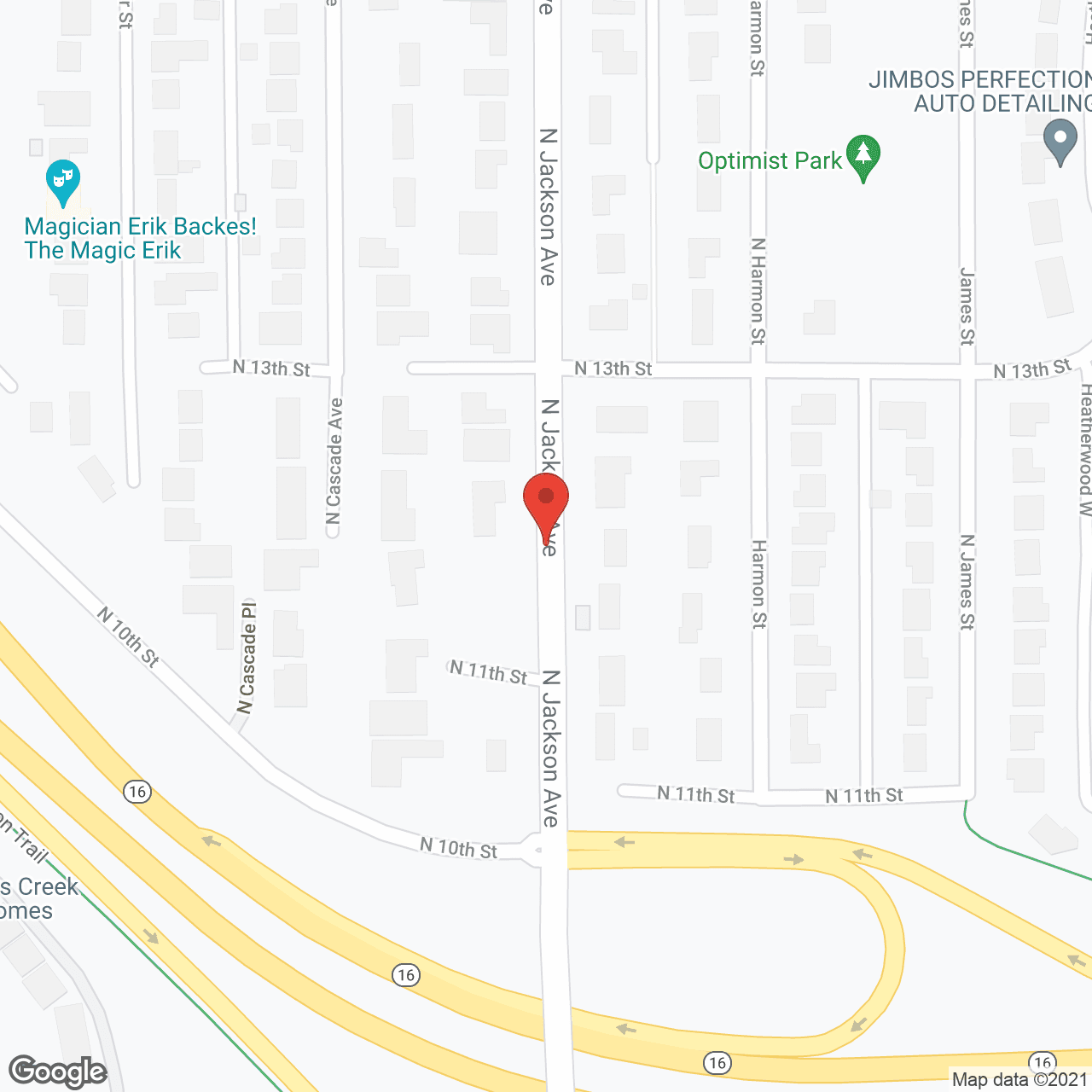 Map of the neighborhood around Bay Bridge Care Home