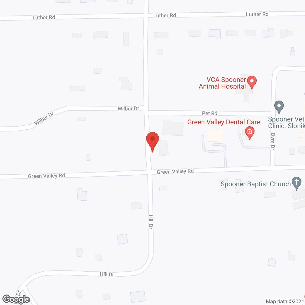 Map of the neighborhood around VitaCare Living in Spooner I