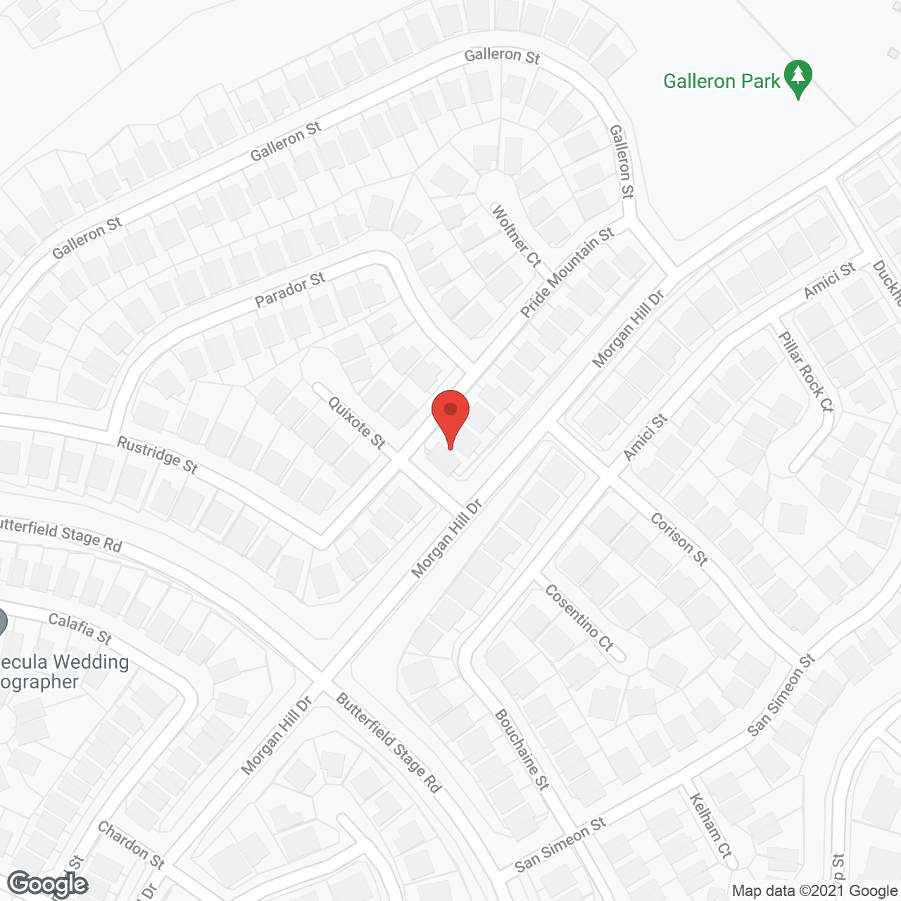 Map of the neighborhood around Assisted Living and Care for the Elderly at Tem