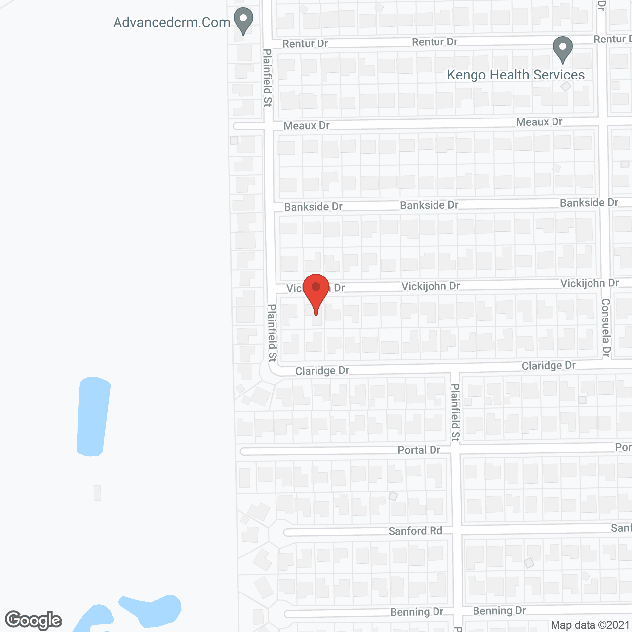 Map of the neighborhood around Joyful Homes