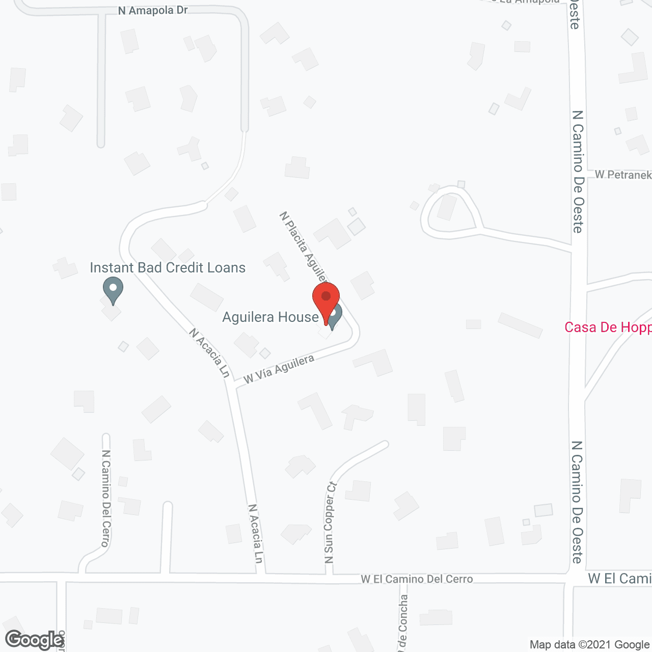 Map of the neighborhood around Aguilera Assited Living Home