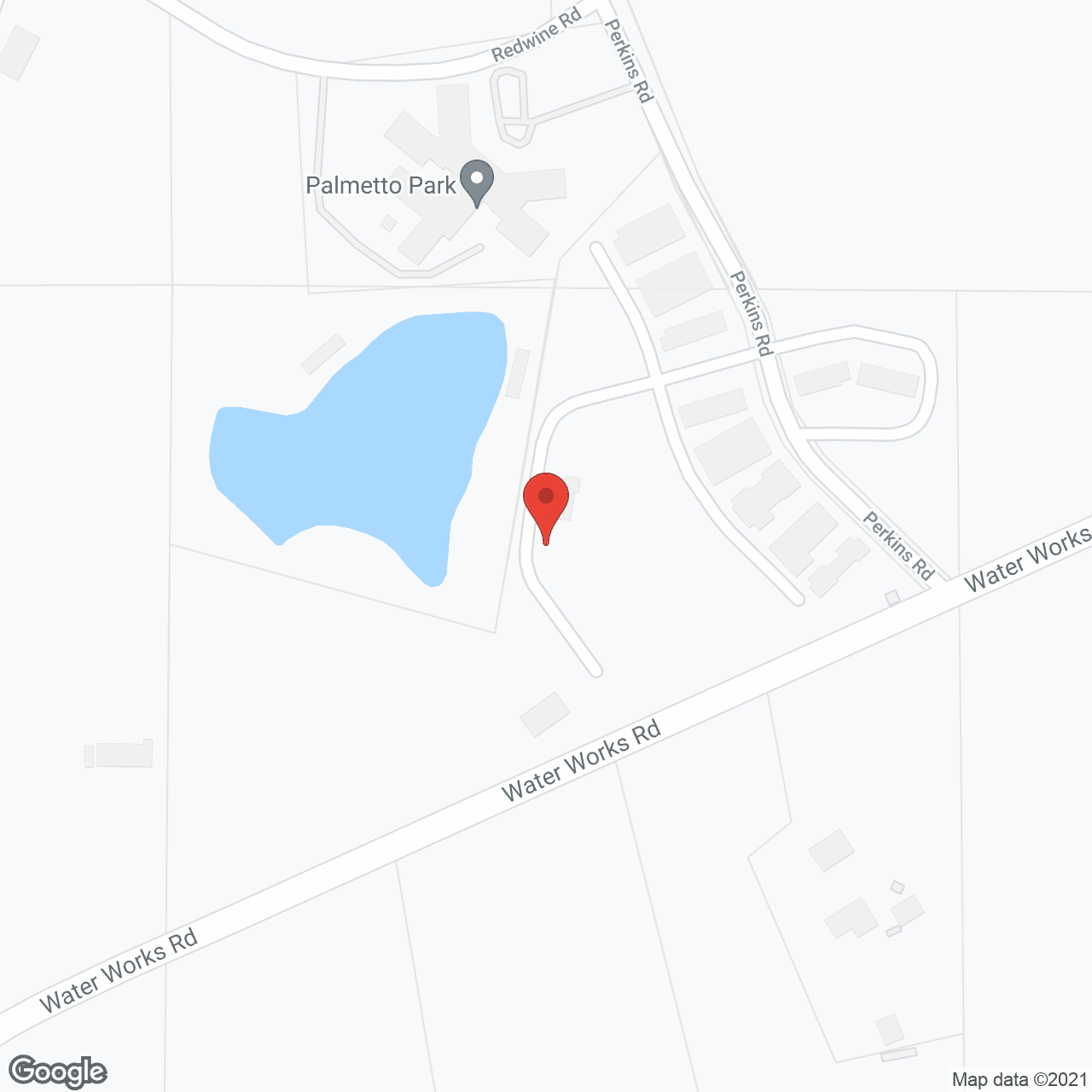 Map of the neighborhood around Palmetto Park