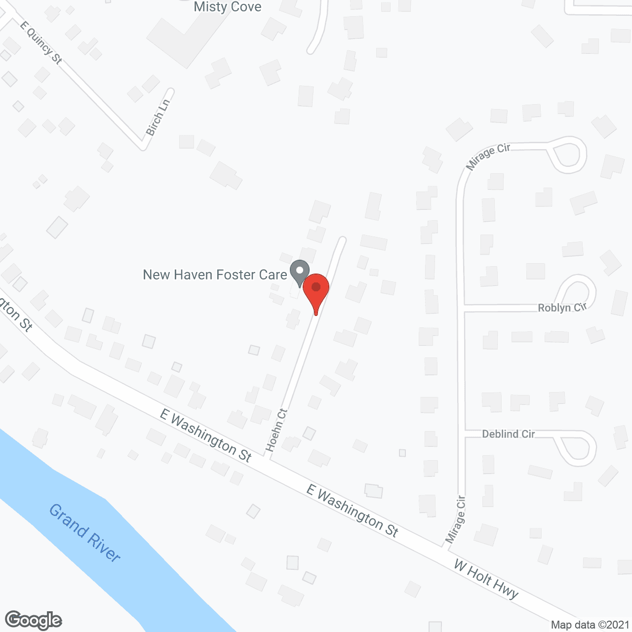 Map of the neighborhood around New Haven Foster Care, Inc