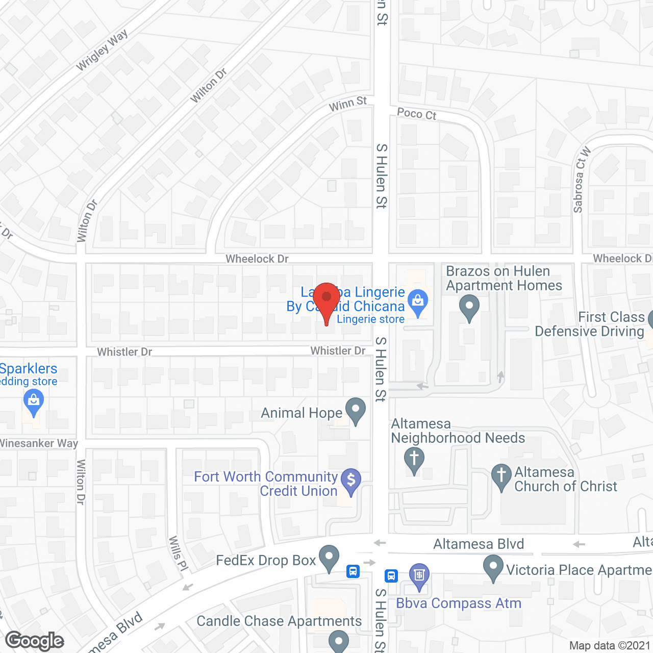 Map of the neighborhood around Rose Terrace at Whistler
