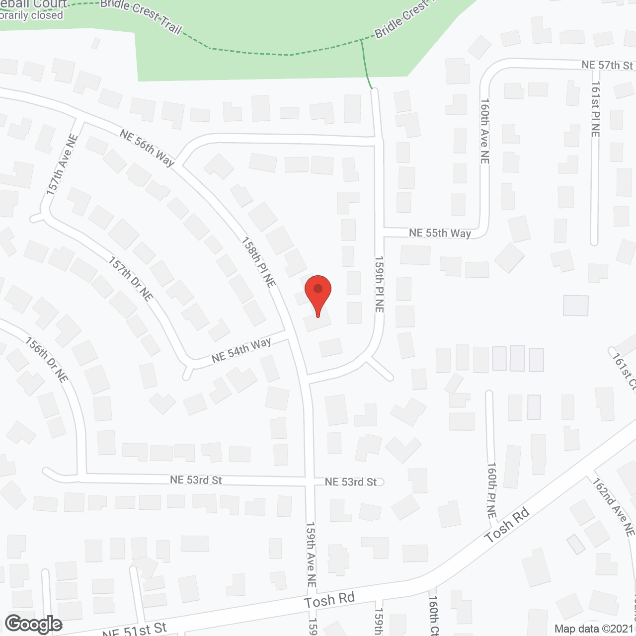 Map of the neighborhood around Viewridge Eastside Corp