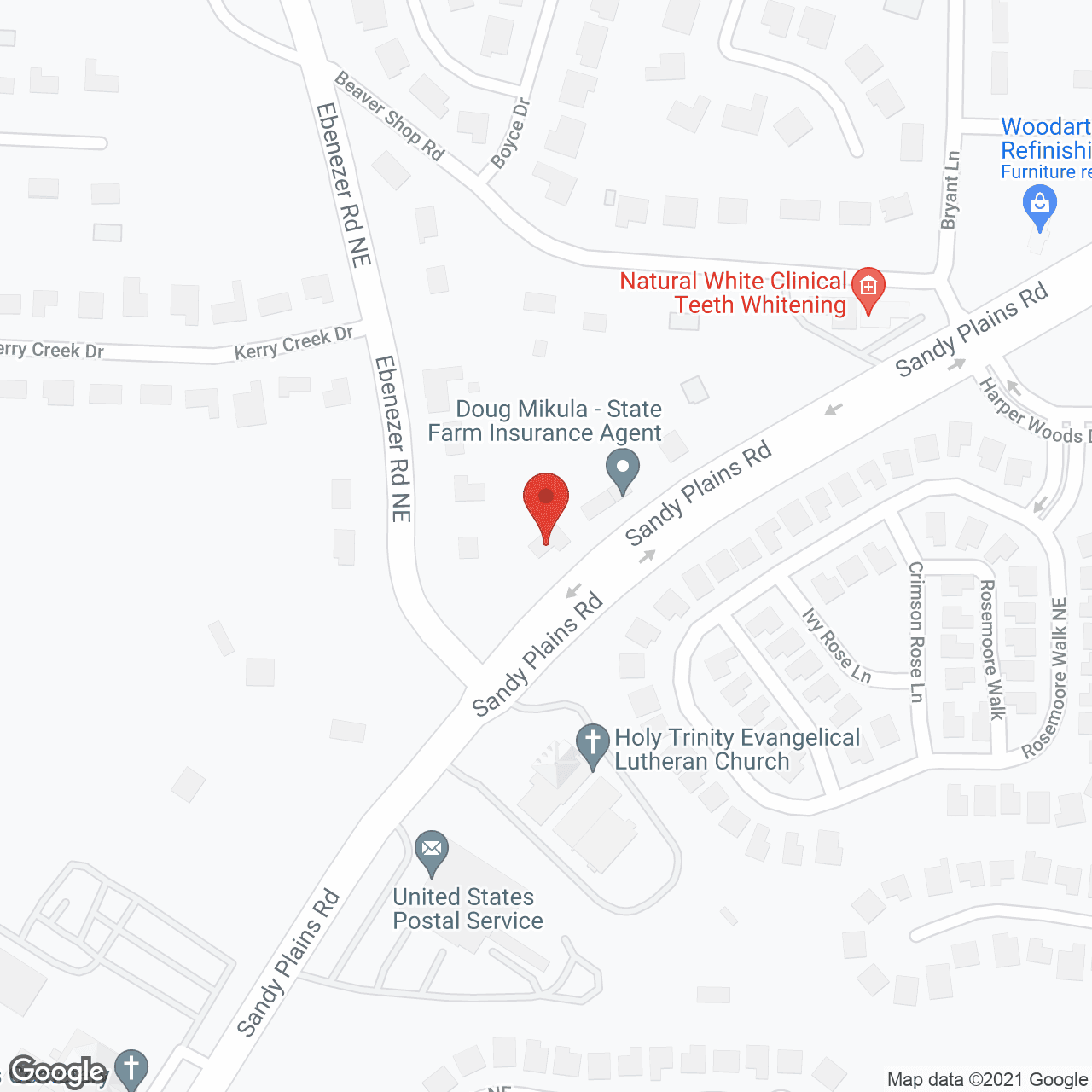 Map of the neighborhood around Green Park Personal Care Home