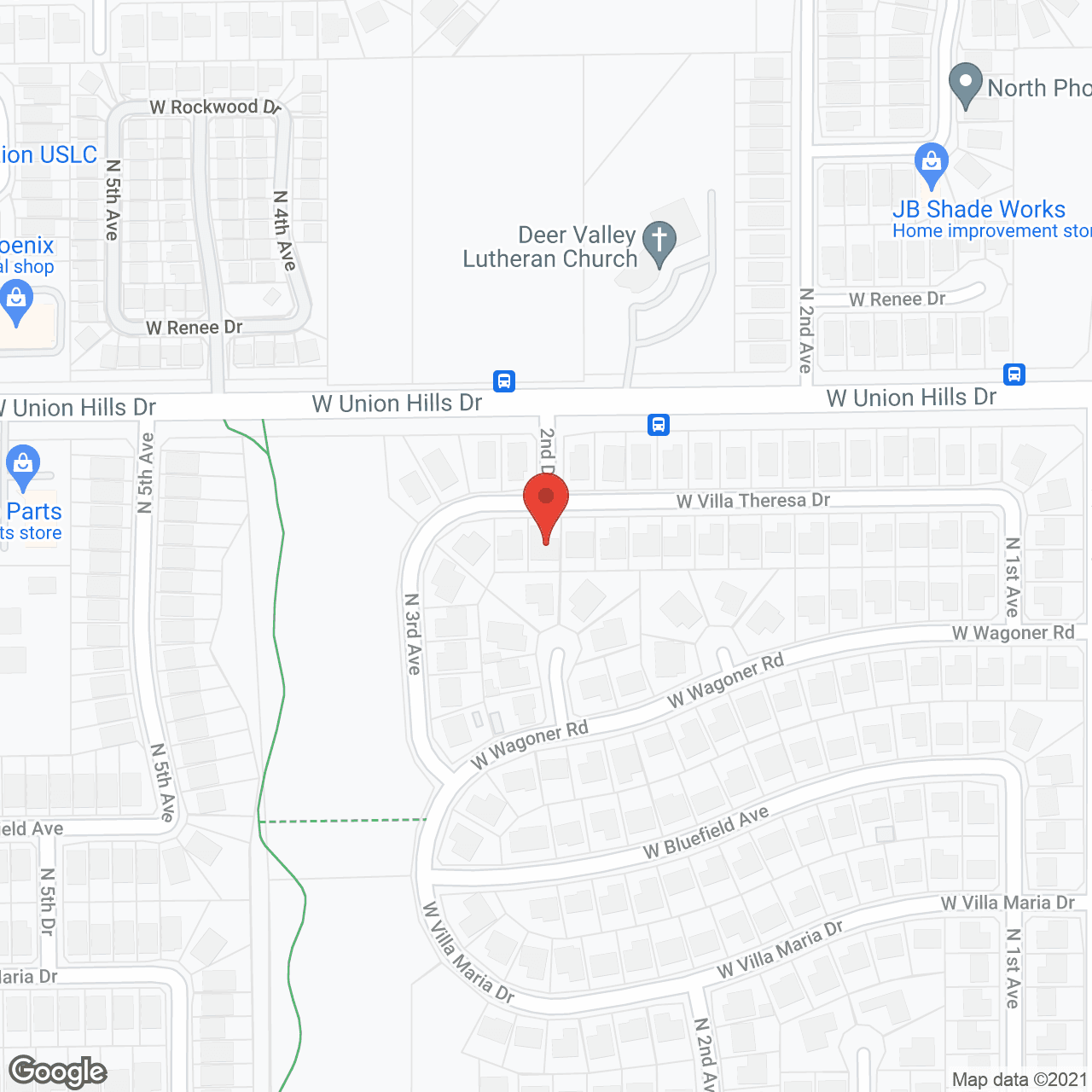 Map of the neighborhood around Divine Villa Home Care