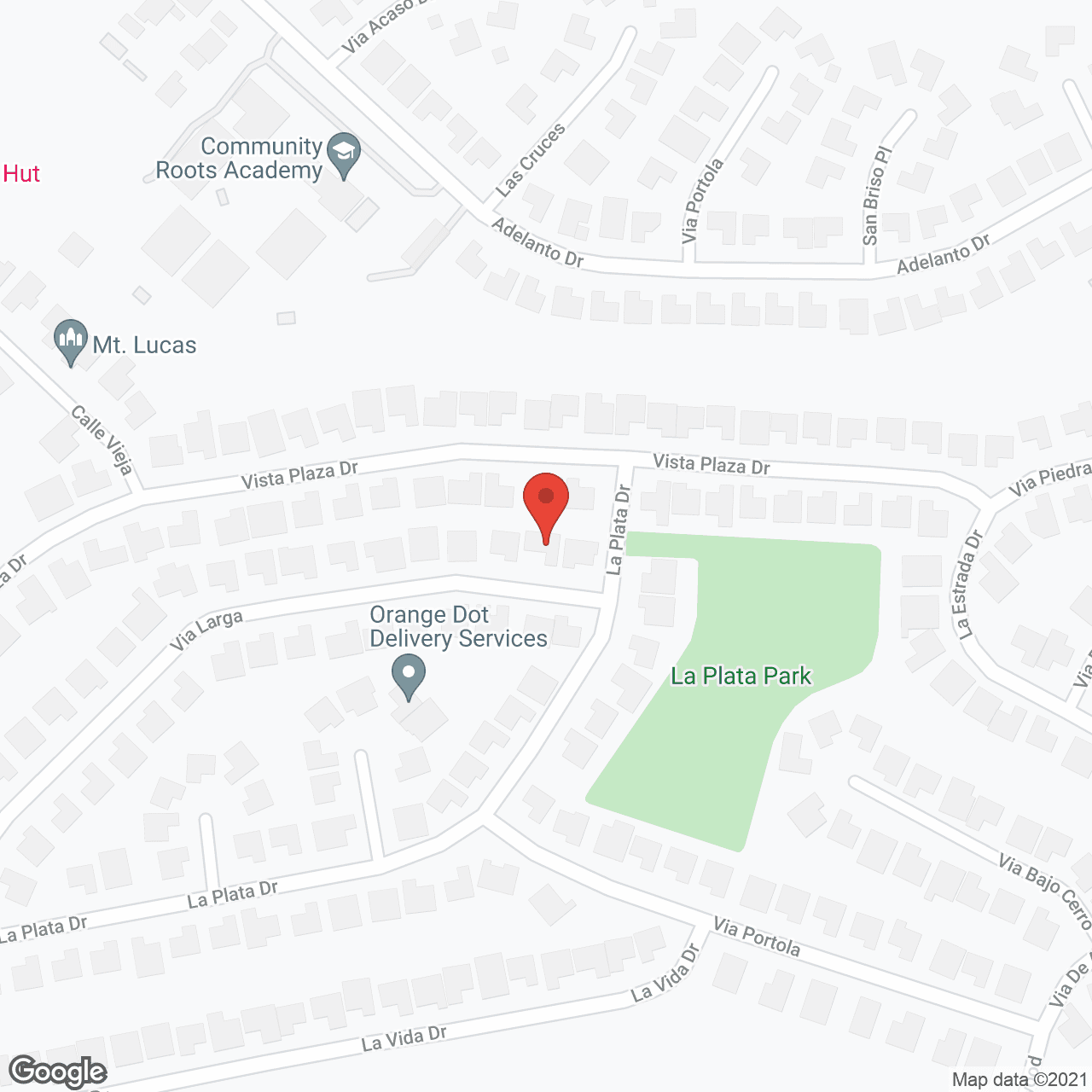 Map of the neighborhood around Niguel Hills Villa II
