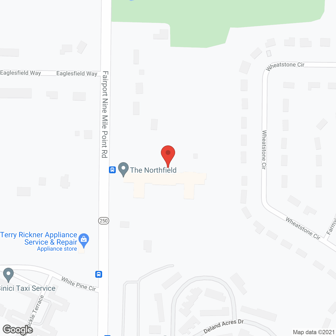 Map of the neighborhood around The Northfield