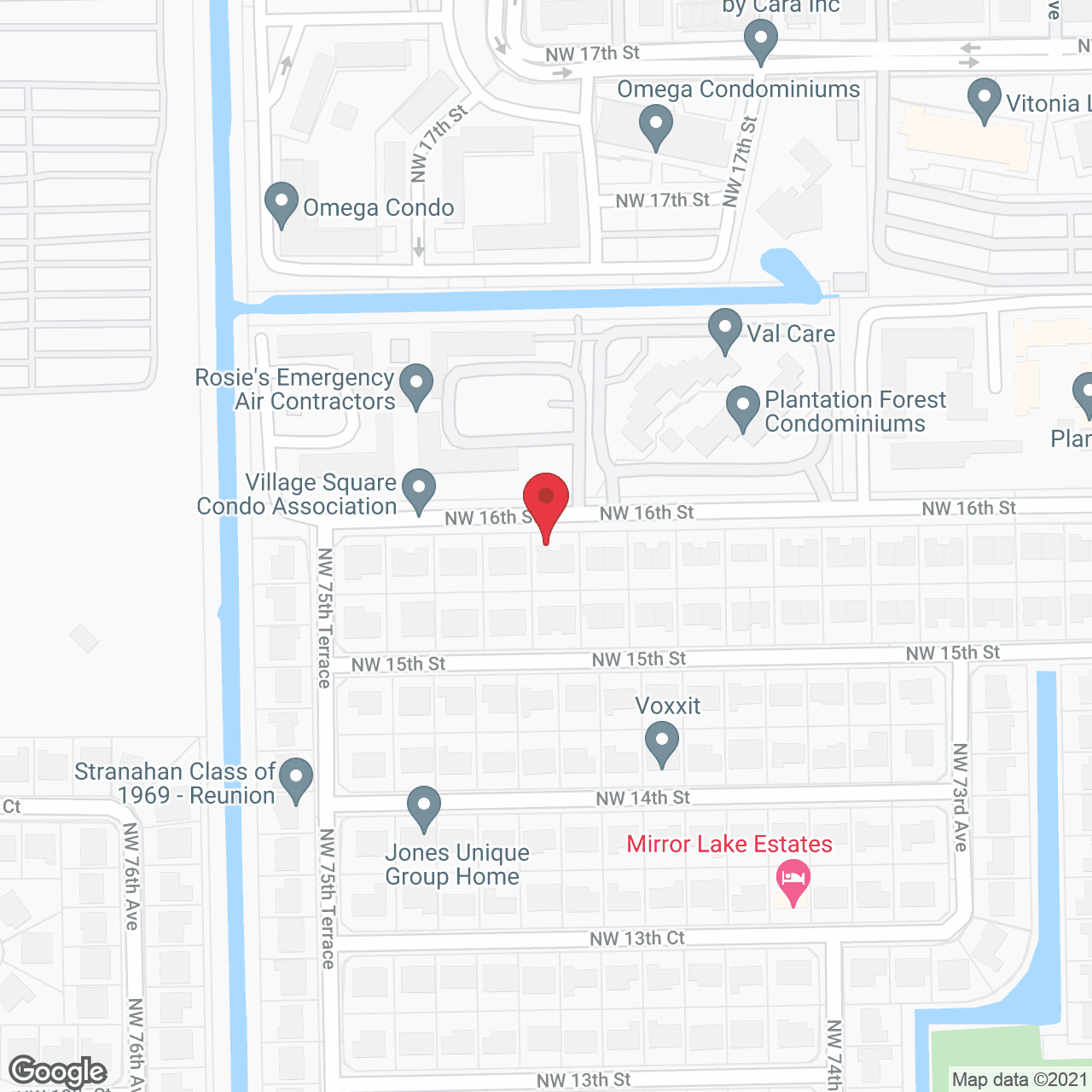 Map of the neighborhood around Diana Adult Home Care