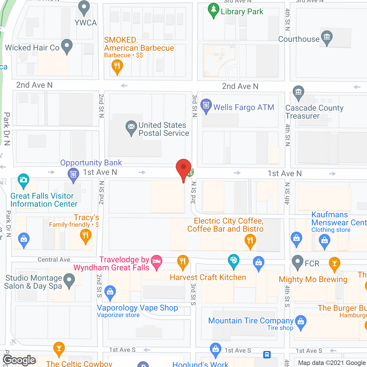 Map of the neighborhood around Rainbow Retirement and Assisted Living