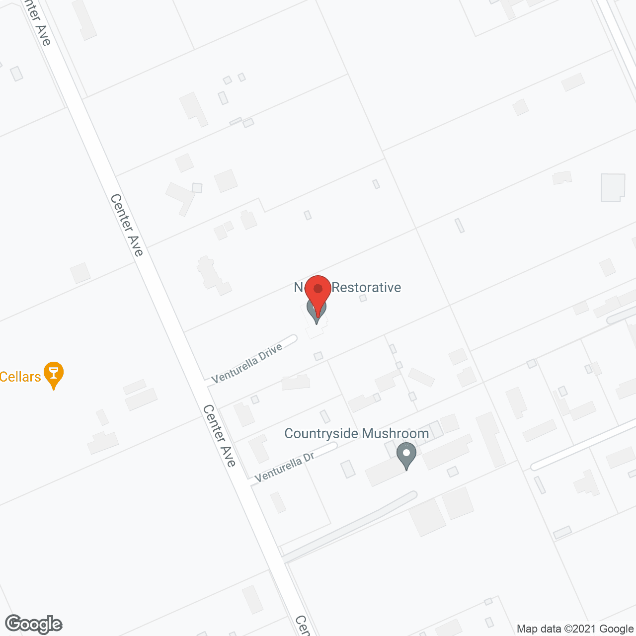 Map of the neighborhood around Care Meridian