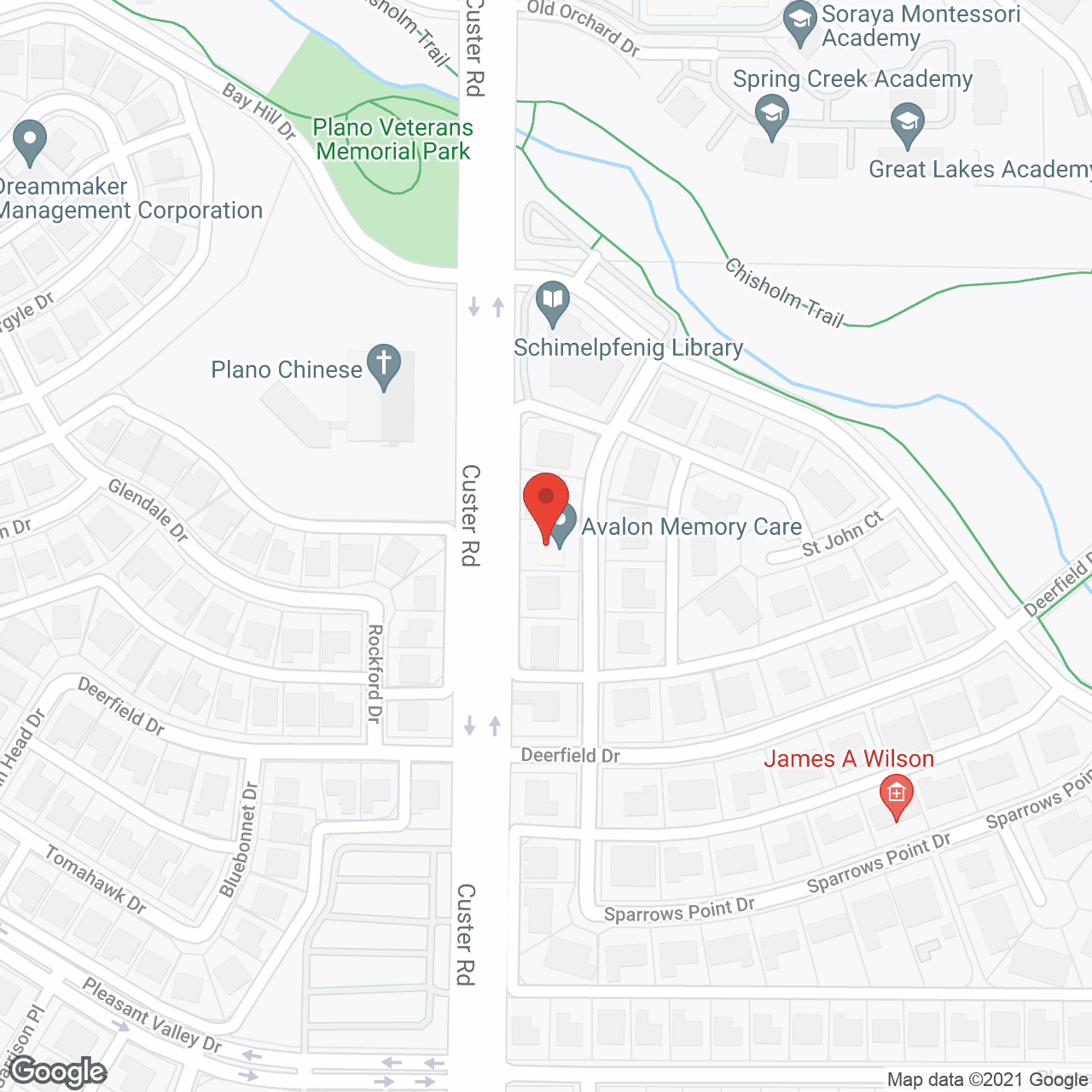 Avalon Memory Care - Plano in google map