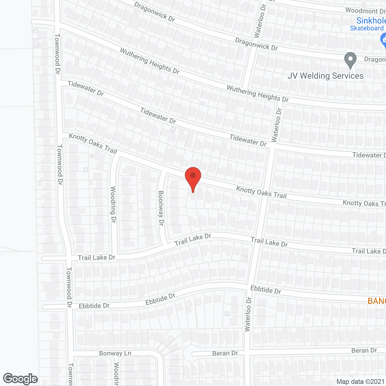 Map of the neighborhood around Agape