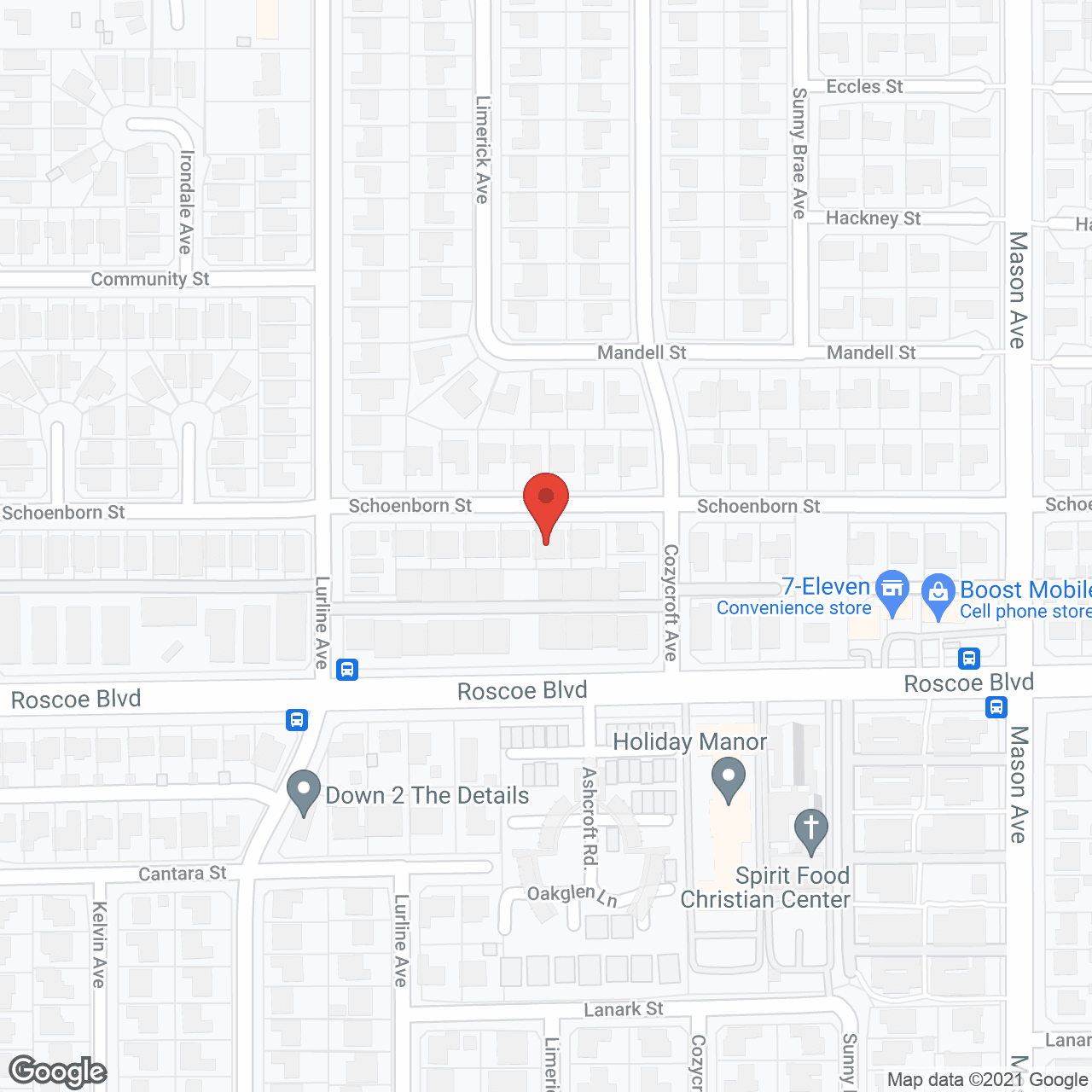 Map of the neighborhood around New Haven, Inc.