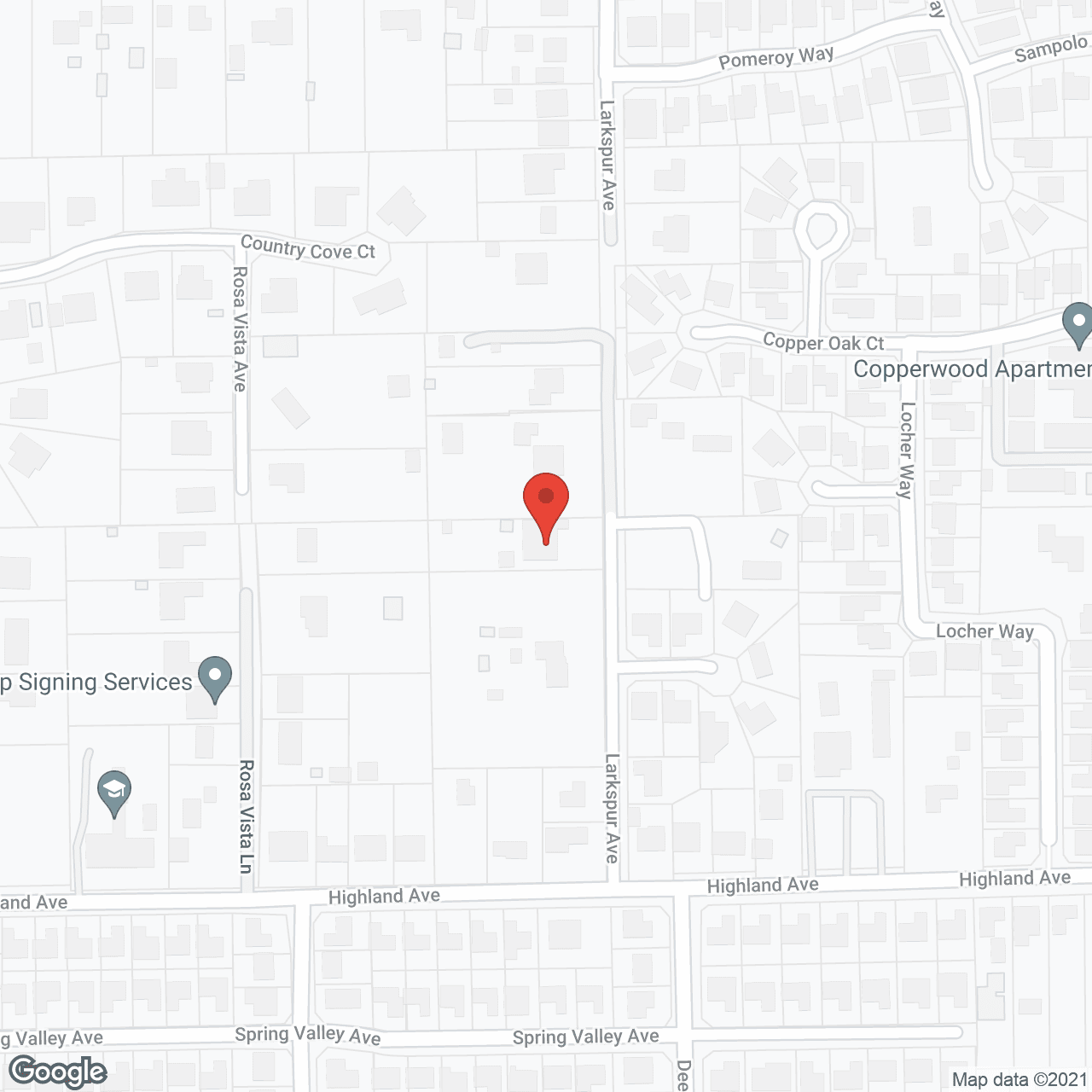 Map of the neighborhood around Flora's Home Care