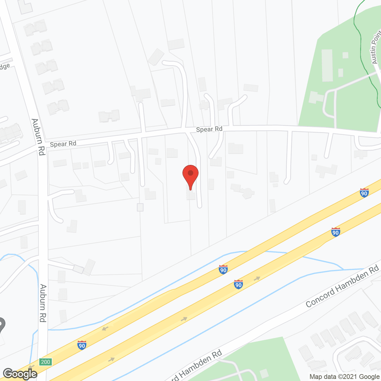 Map of the neighborhood around Golden Ridge Assisted Living