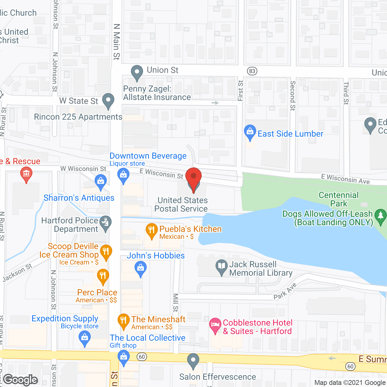 Map of the neighborhood around Royal Crest Inn Living LLC