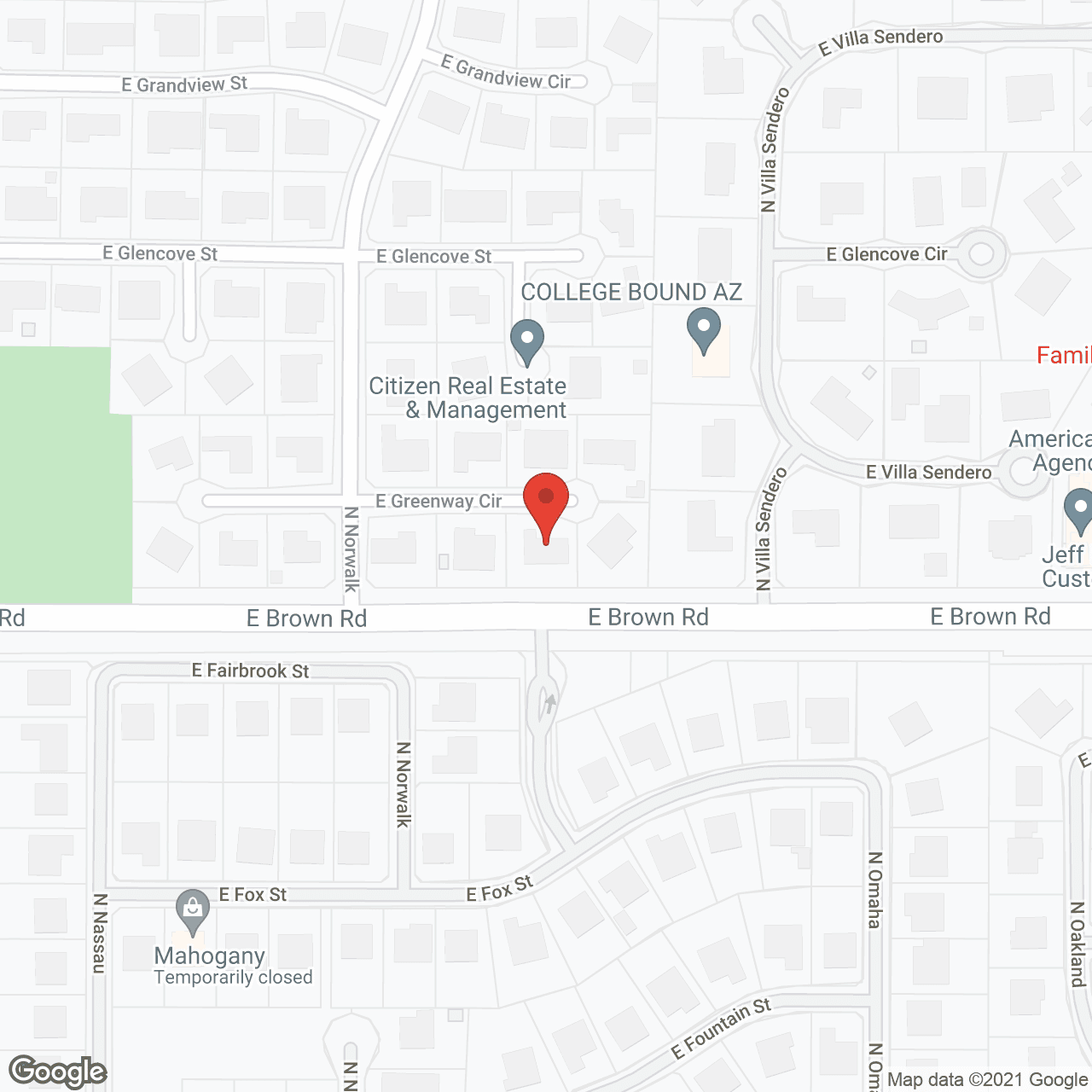 Map of the neighborhood around Assisted Senior Living Care