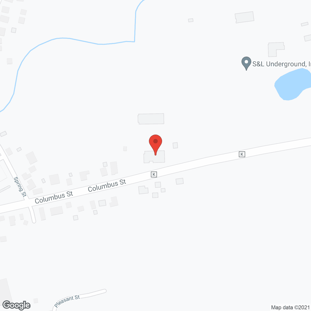 Map of the neighborhood around Pleasant Vallley