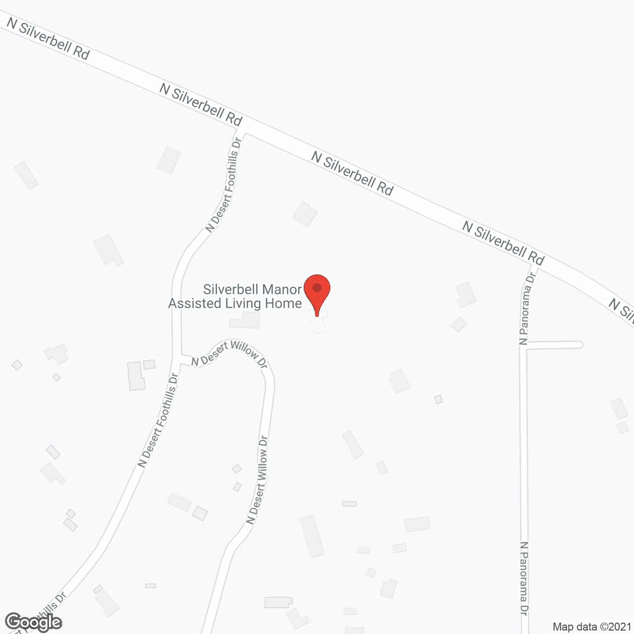 Map of the neighborhood around Silverbell Manor LLC