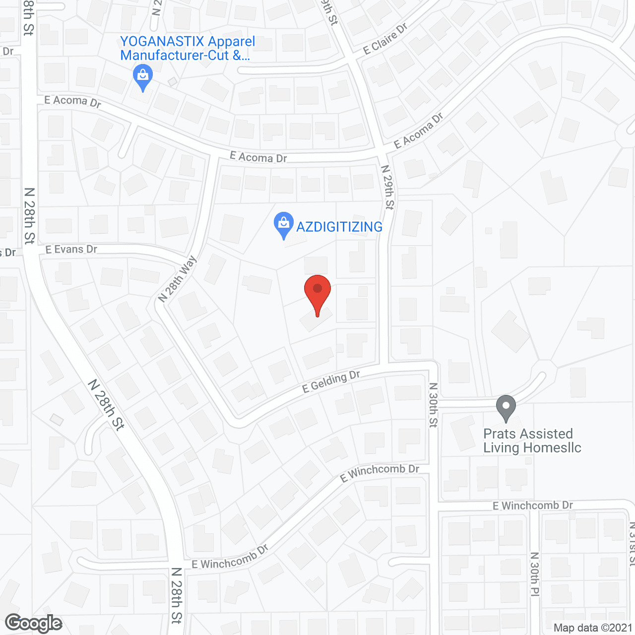 Map of the neighborhood around The Loving Kind Care Home, Too