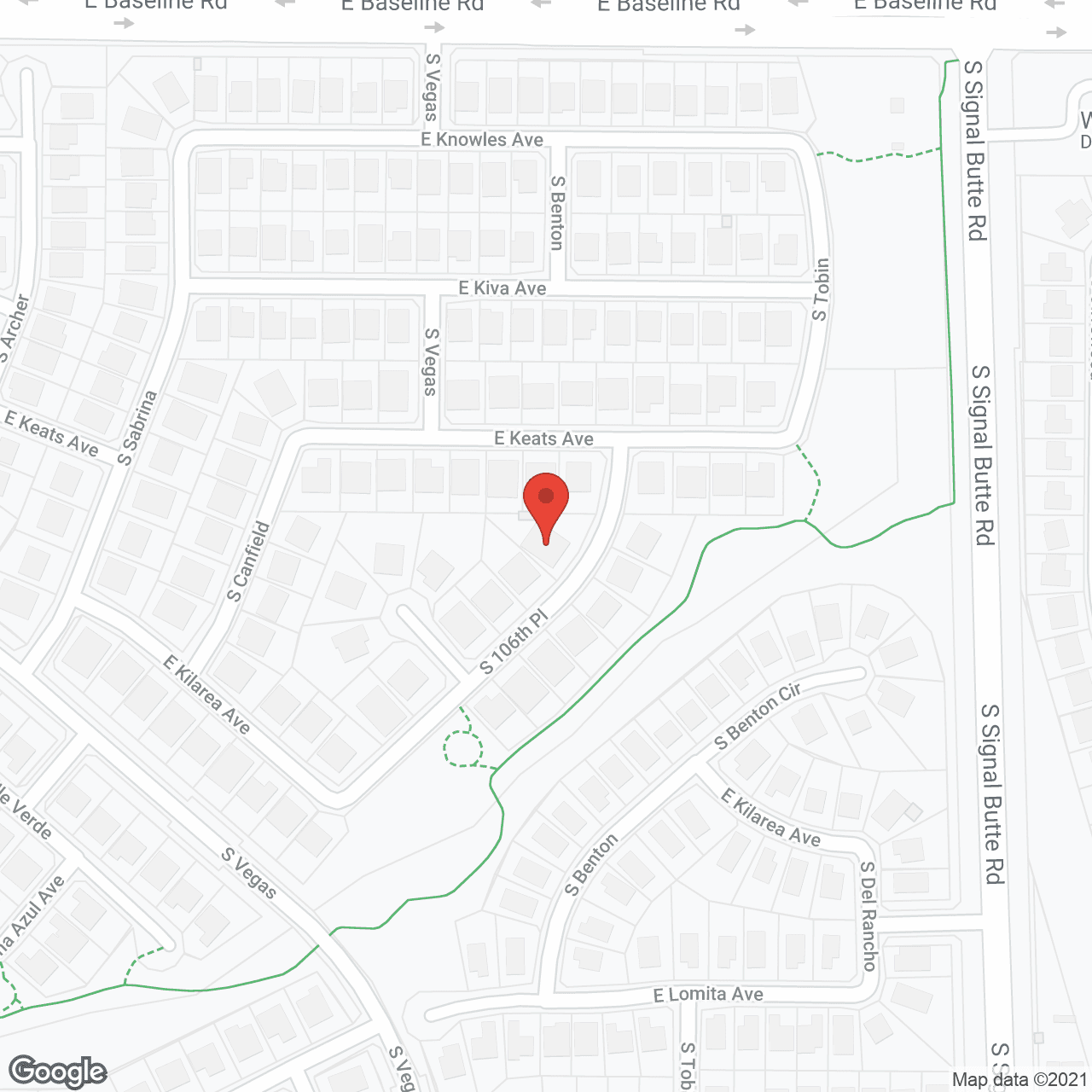 Map of the neighborhood around Divine Grace Assisted Living Home