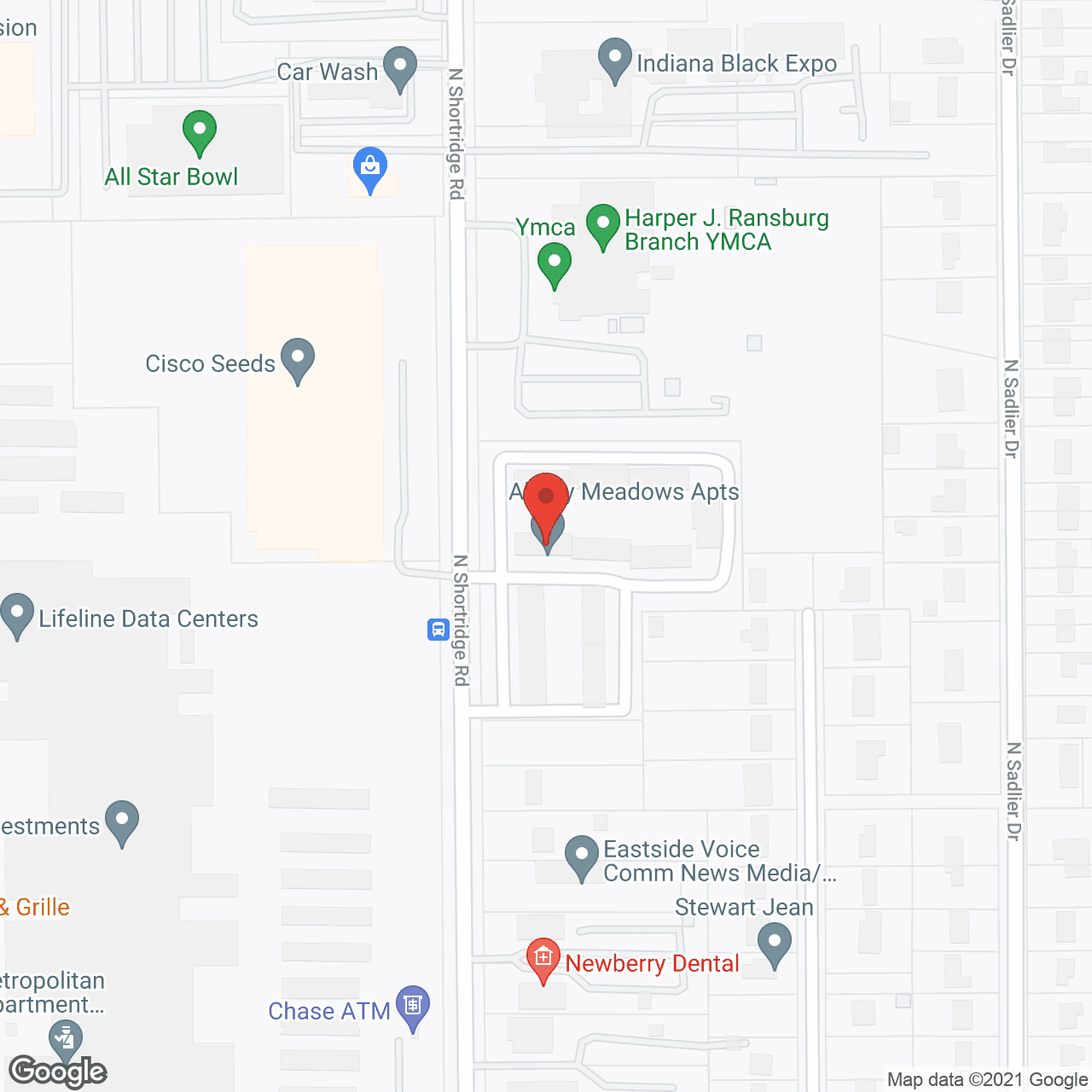 Map of the neighborhood around The Orleans LLC