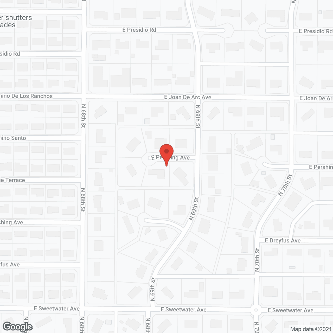 Map of the neighborhood around Compass Rose Assisted Living Home