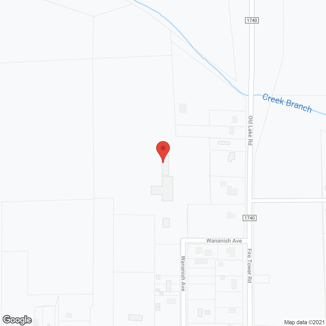 Map of the neighborhood around Lake Pointe Assisted Living