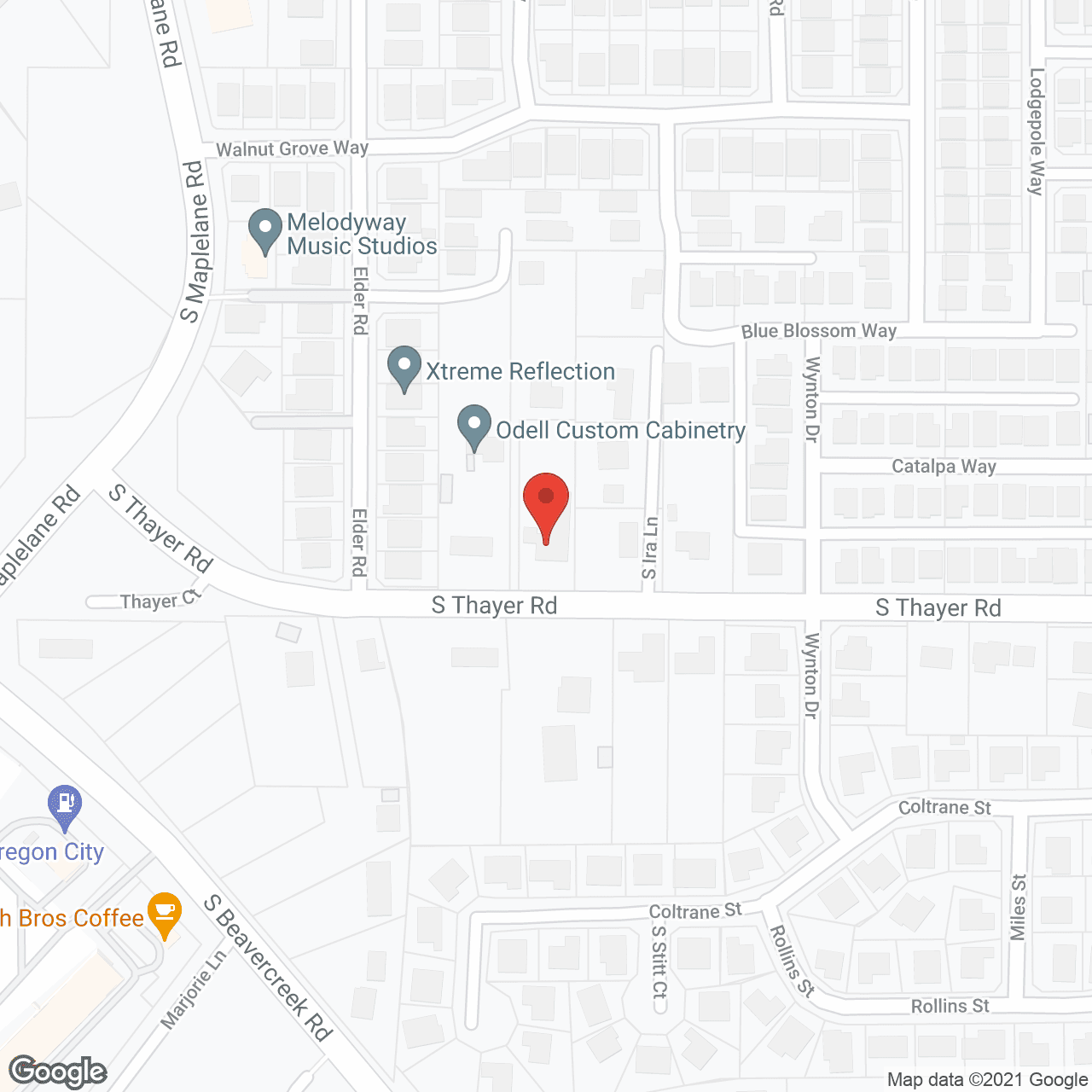 Map of the neighborhood around Joanna and Peter Care Home
