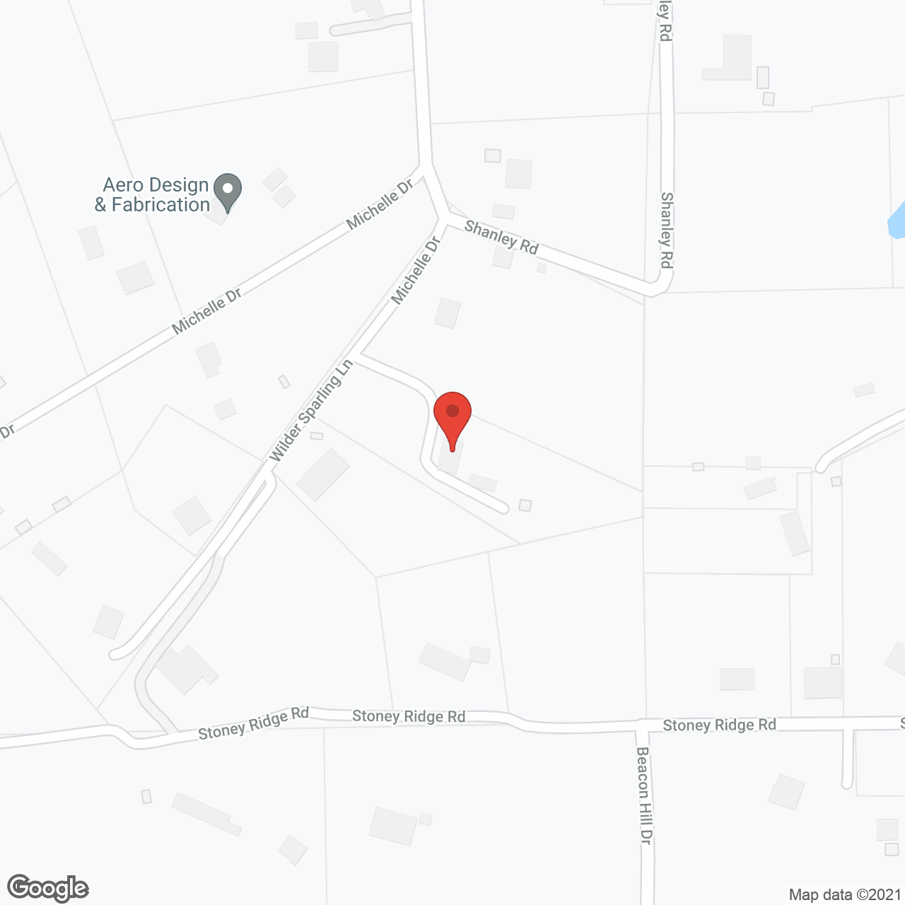 Map of the neighborhood around Niece Family Home #4