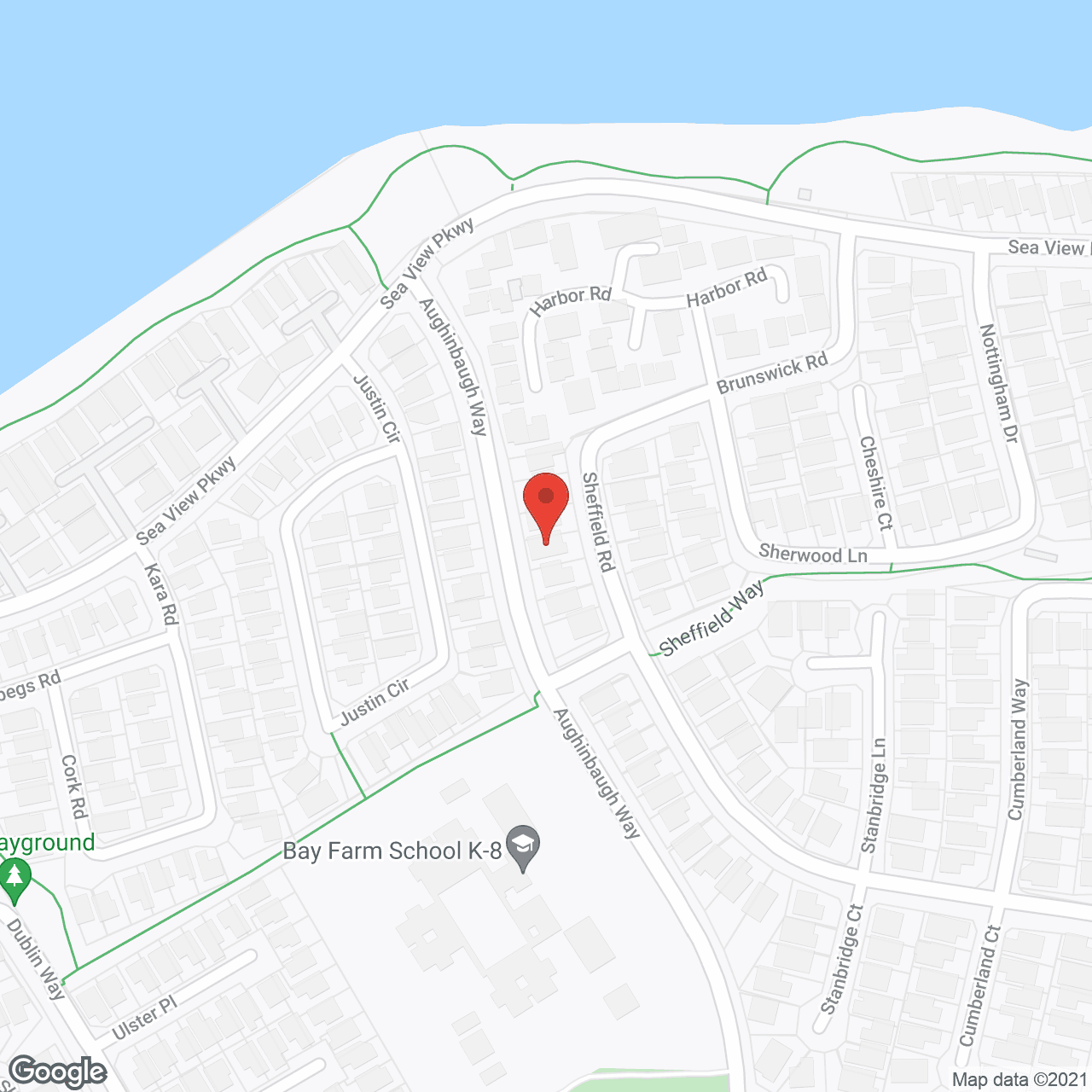 Map of the neighborhood around Goldencare 2