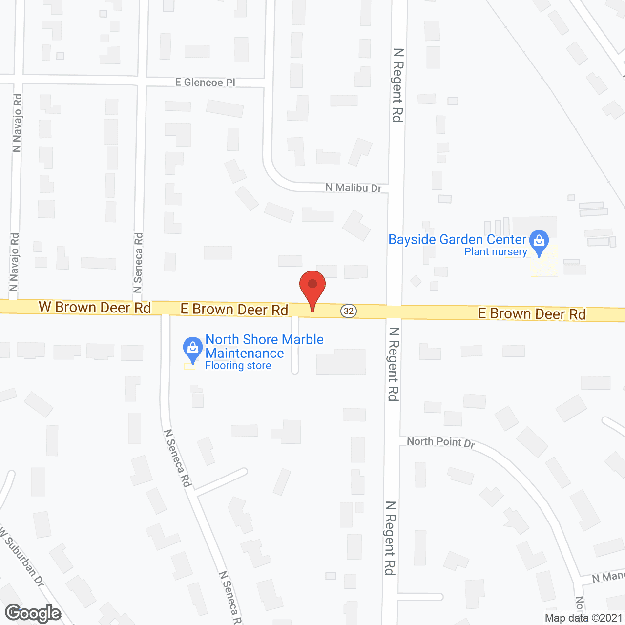 Map of the neighborhood around CLE Haven - Bayside