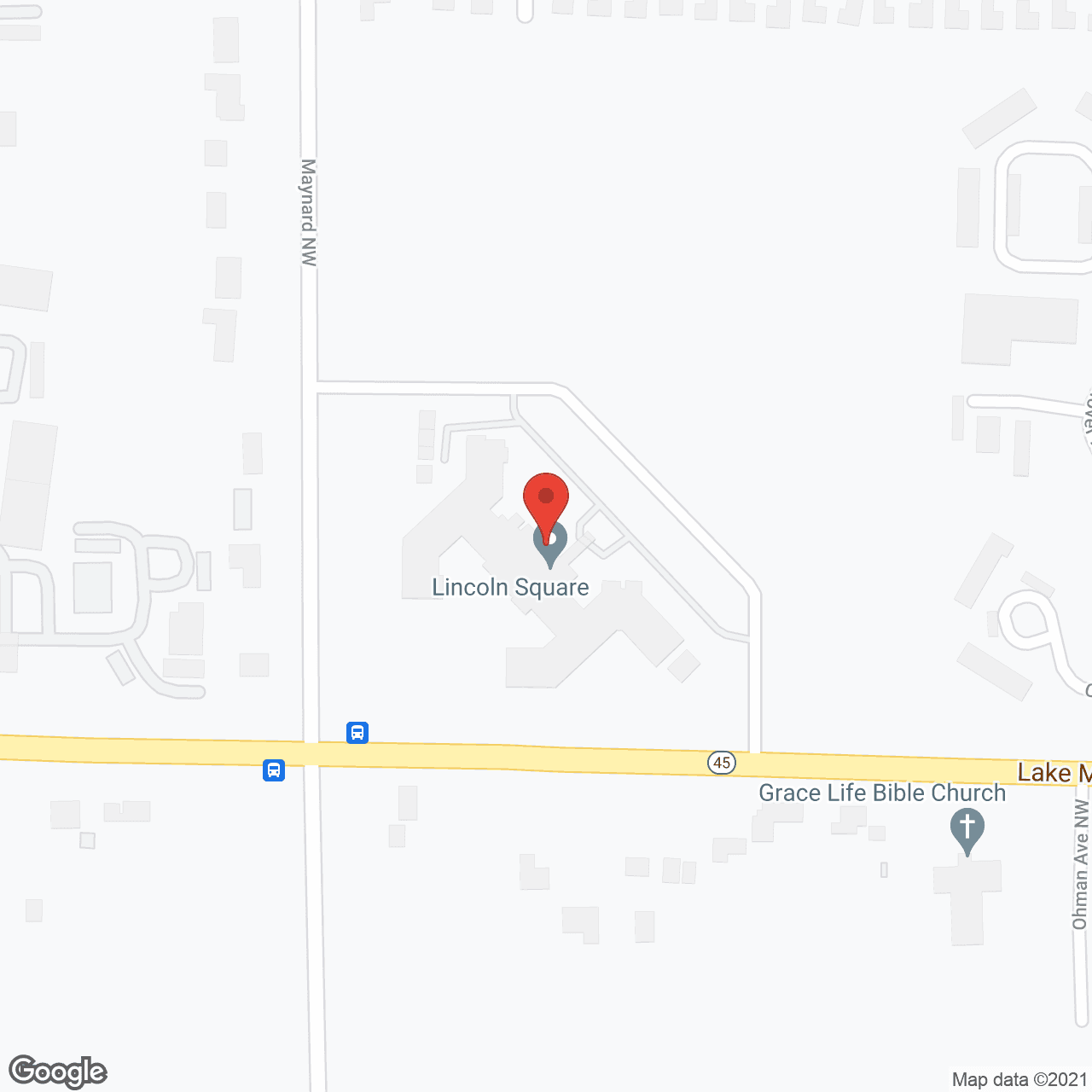 Map of the neighborhood around StoryPoint Grand Rapids West