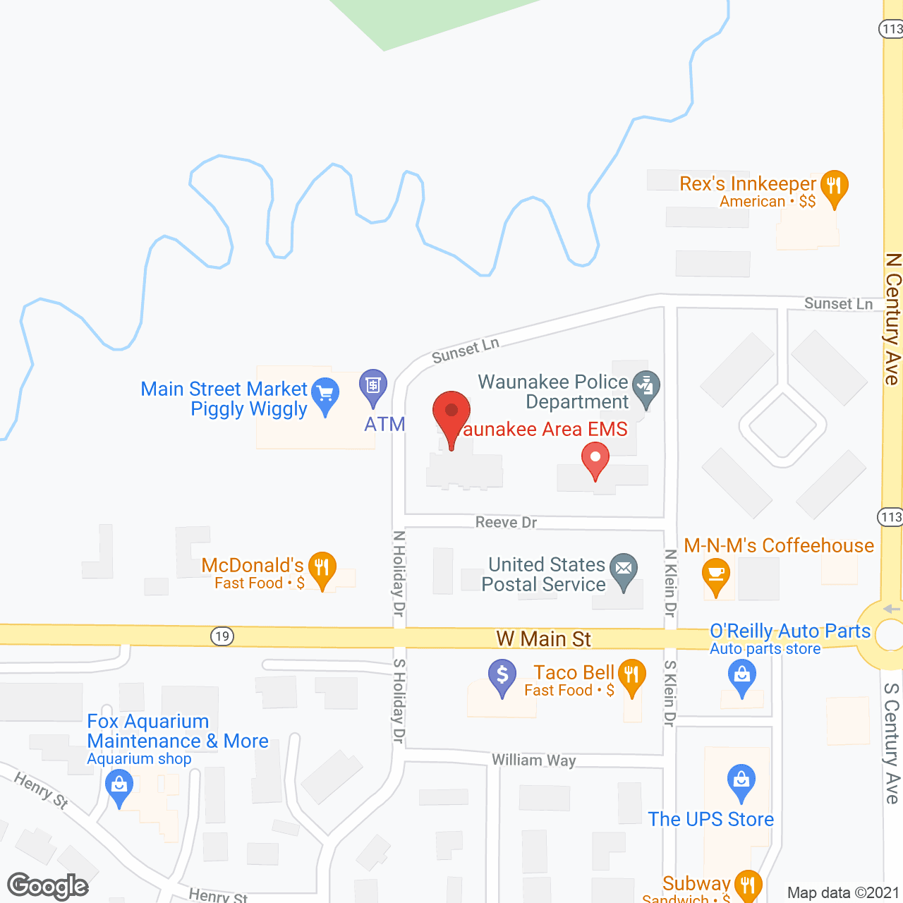 Map of the neighborhood around Countryview Apartments