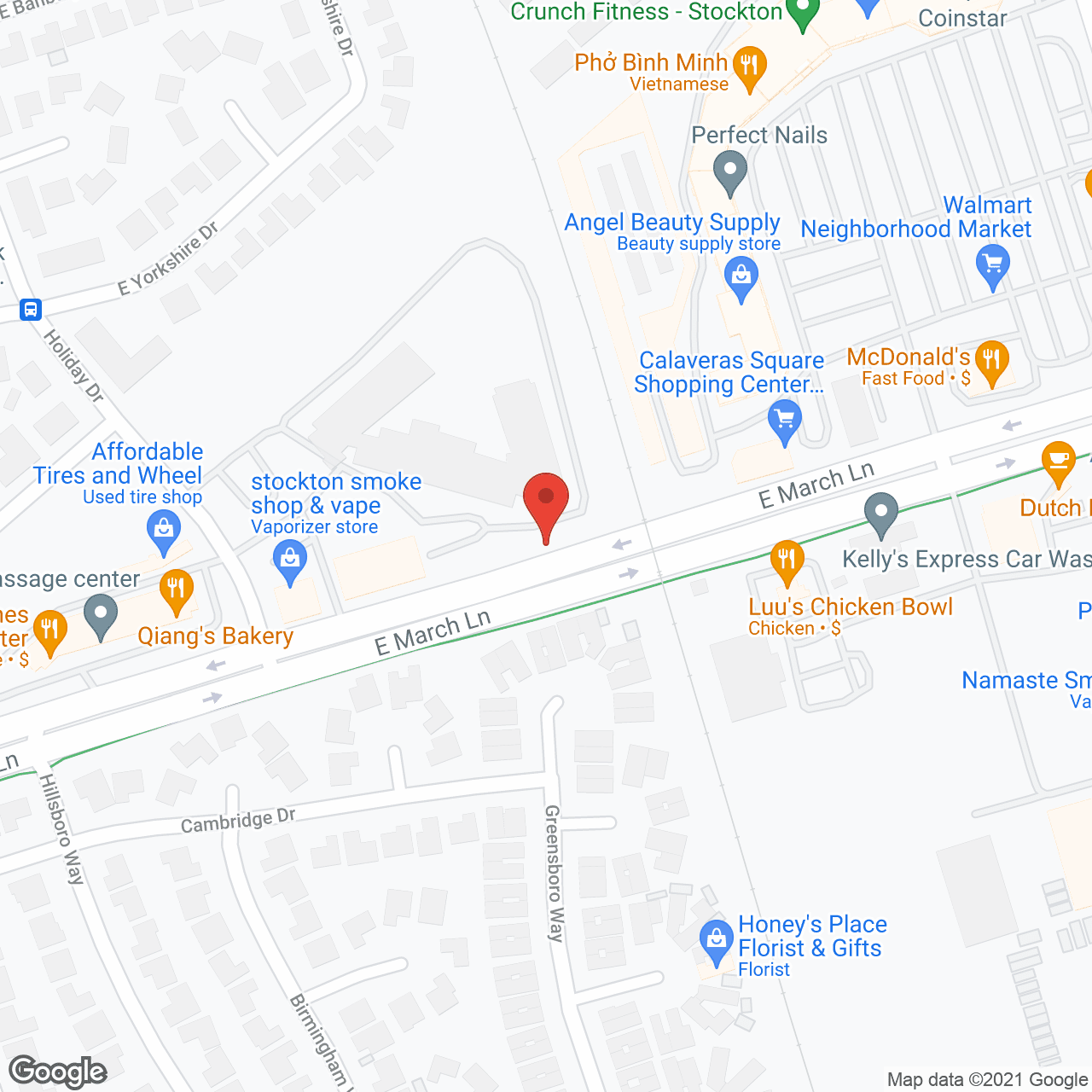 Map of the neighborhood around Rio Las Palmas