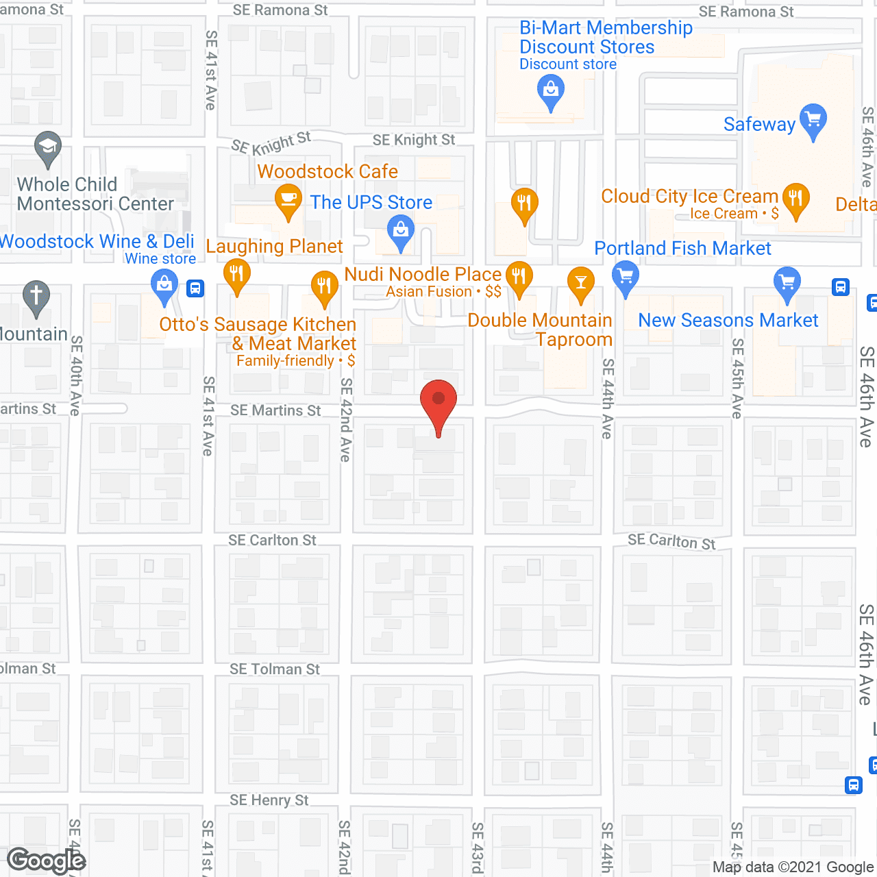 Map of the neighborhood around Diamond Adult Care Home