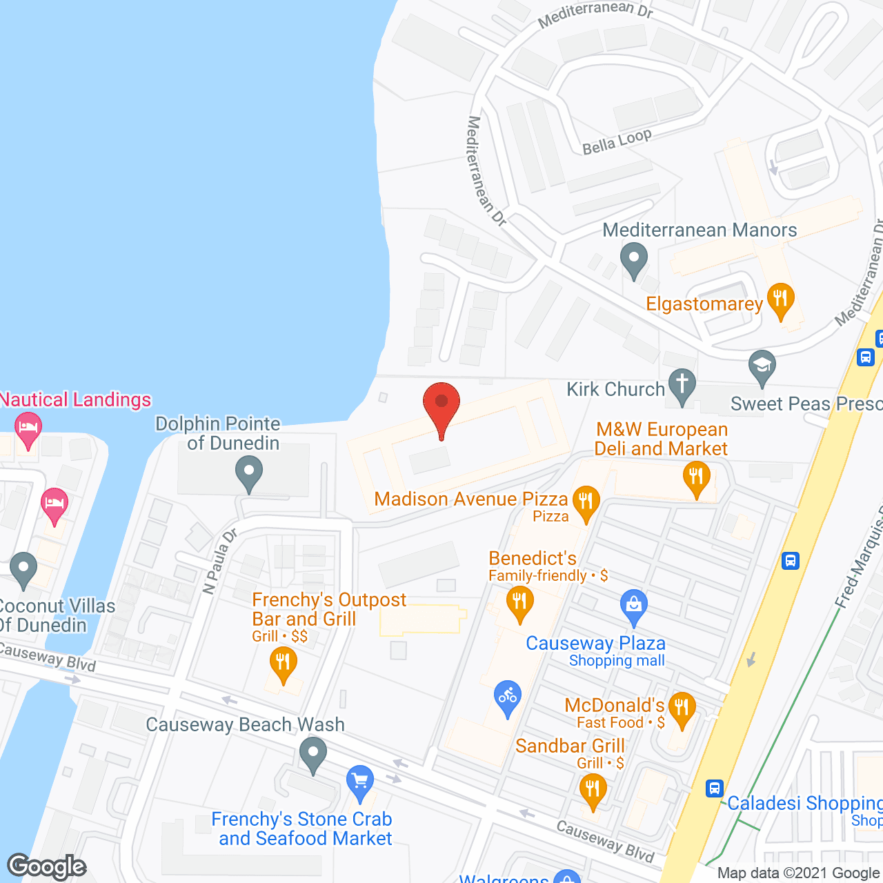 Map of the neighborhood around Scottish Towers II Apartments