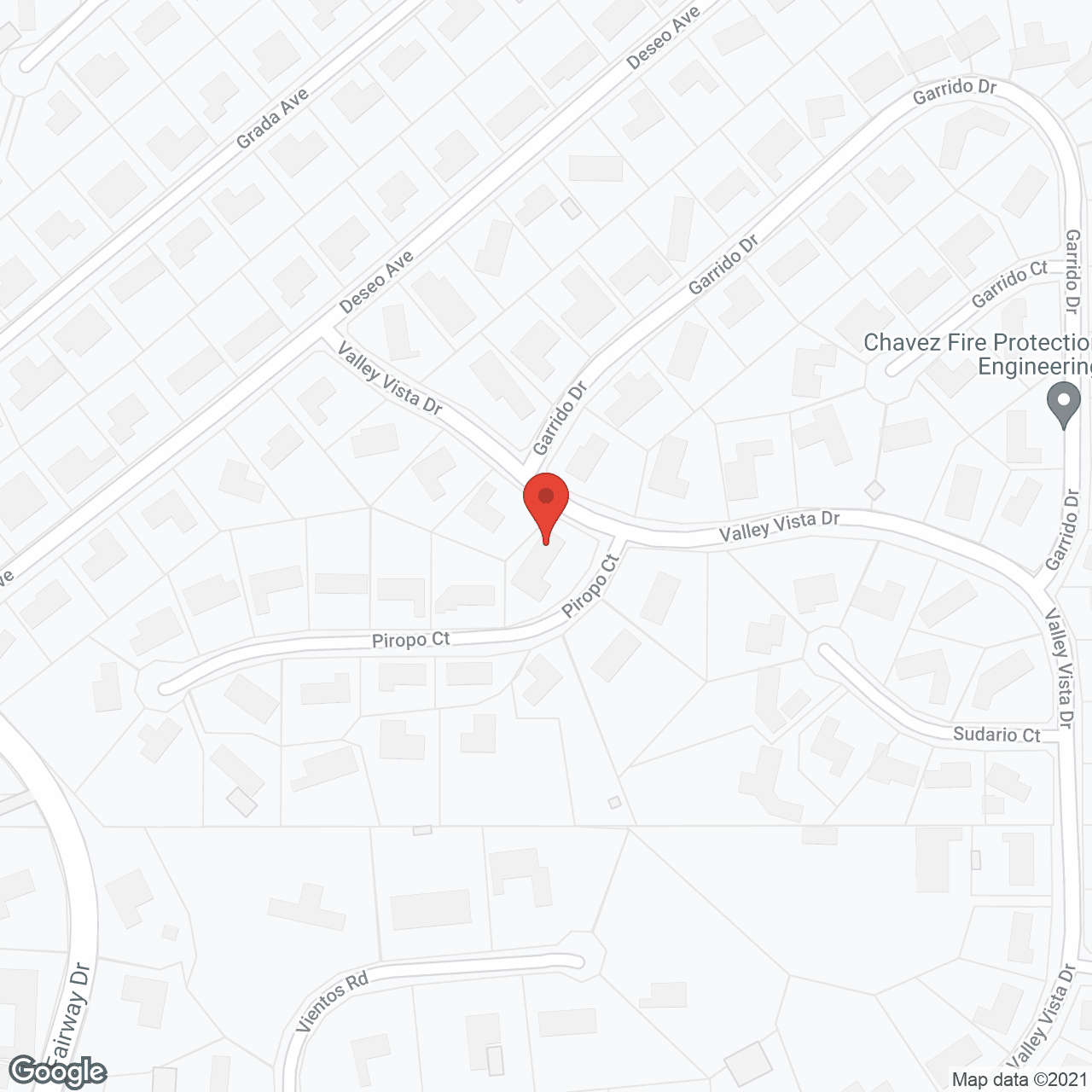 Map of the neighborhood around Mom's Place III