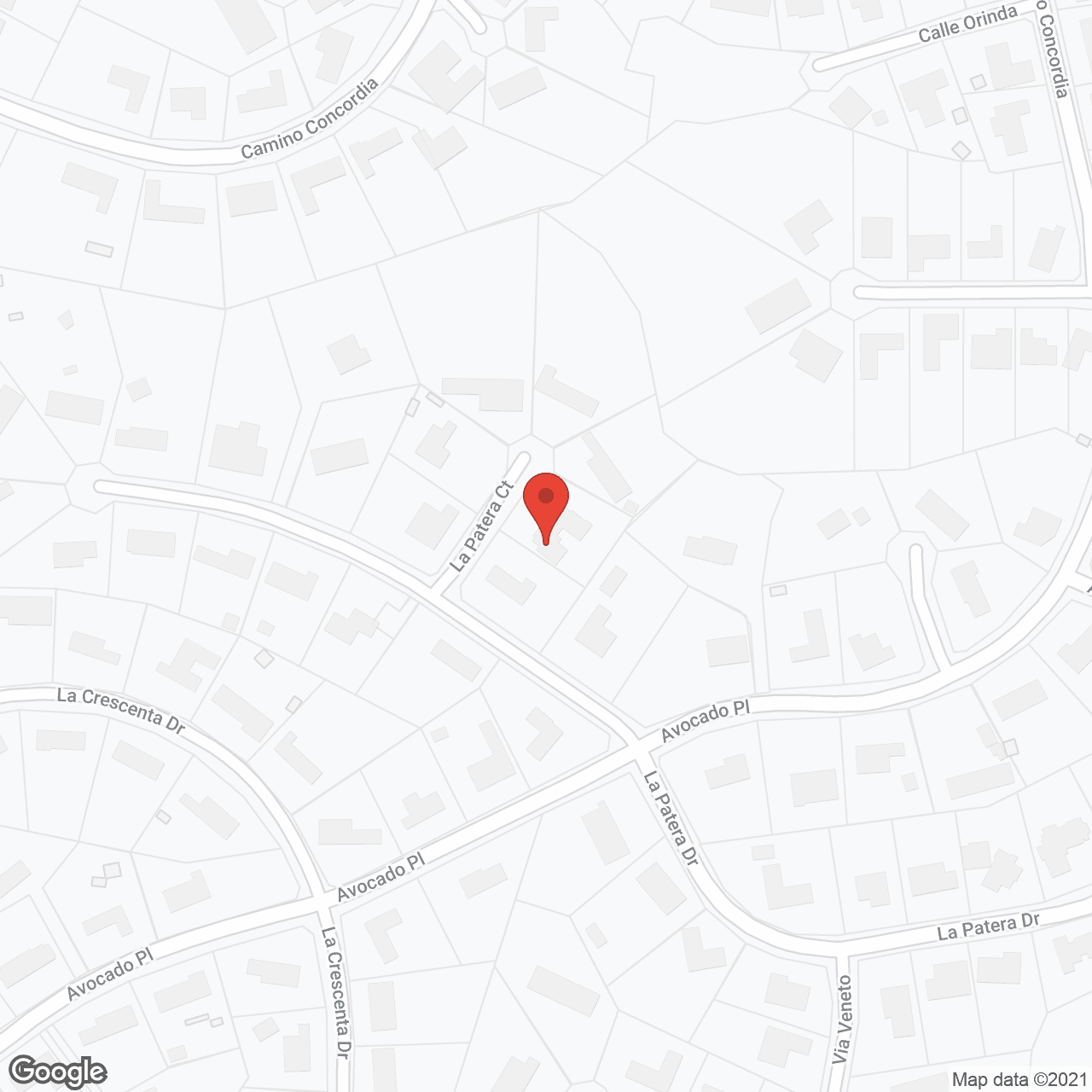 Map of the neighborhood around Mom's Place II