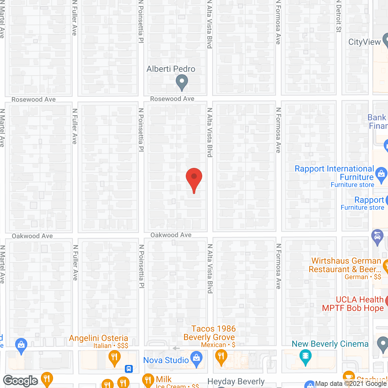 Map of the neighborhood around Anna's Loving Care
