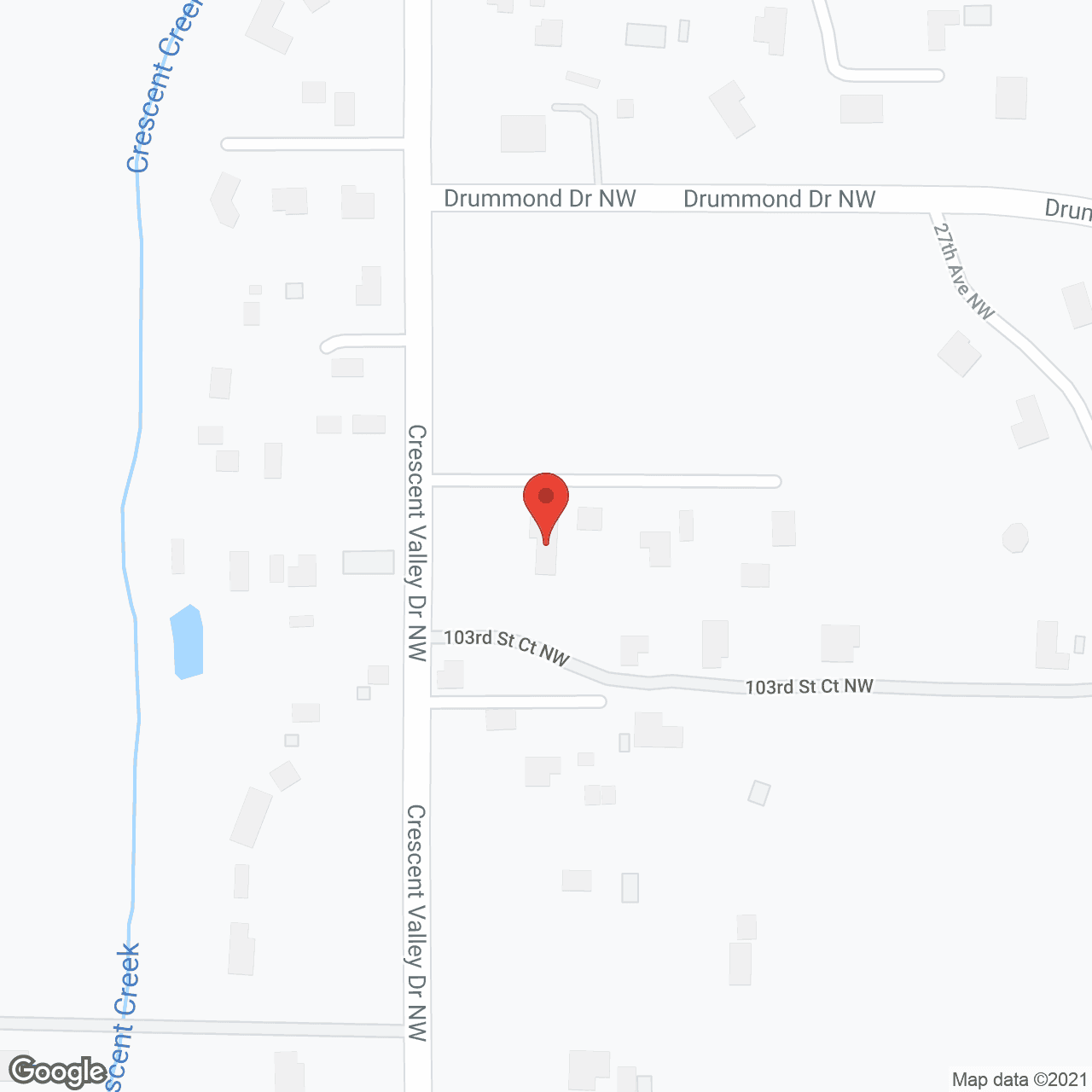 Map of the neighborhood around Carlyn Adult Care Home