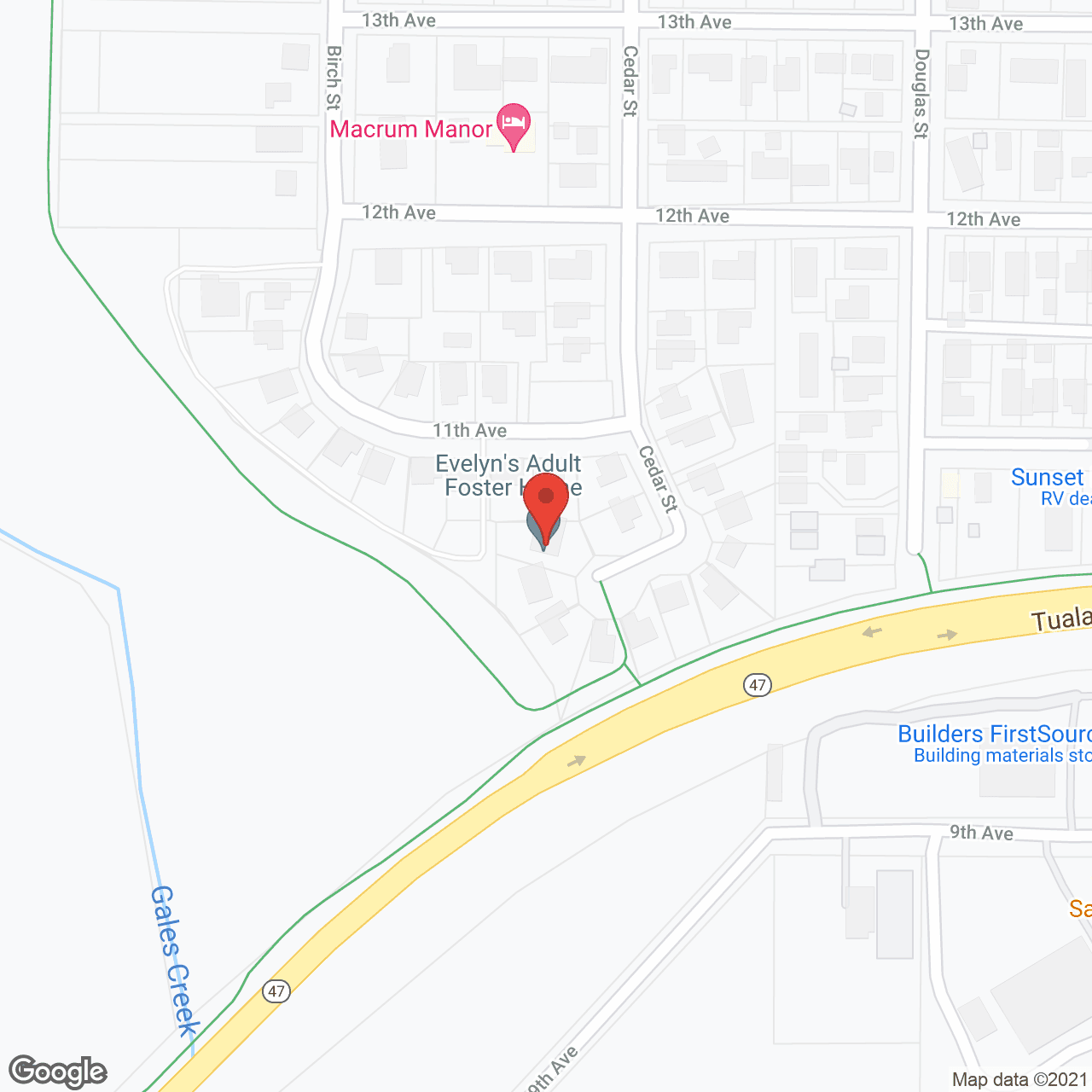 Map of the neighborhood around A-Z Adult Foster Home