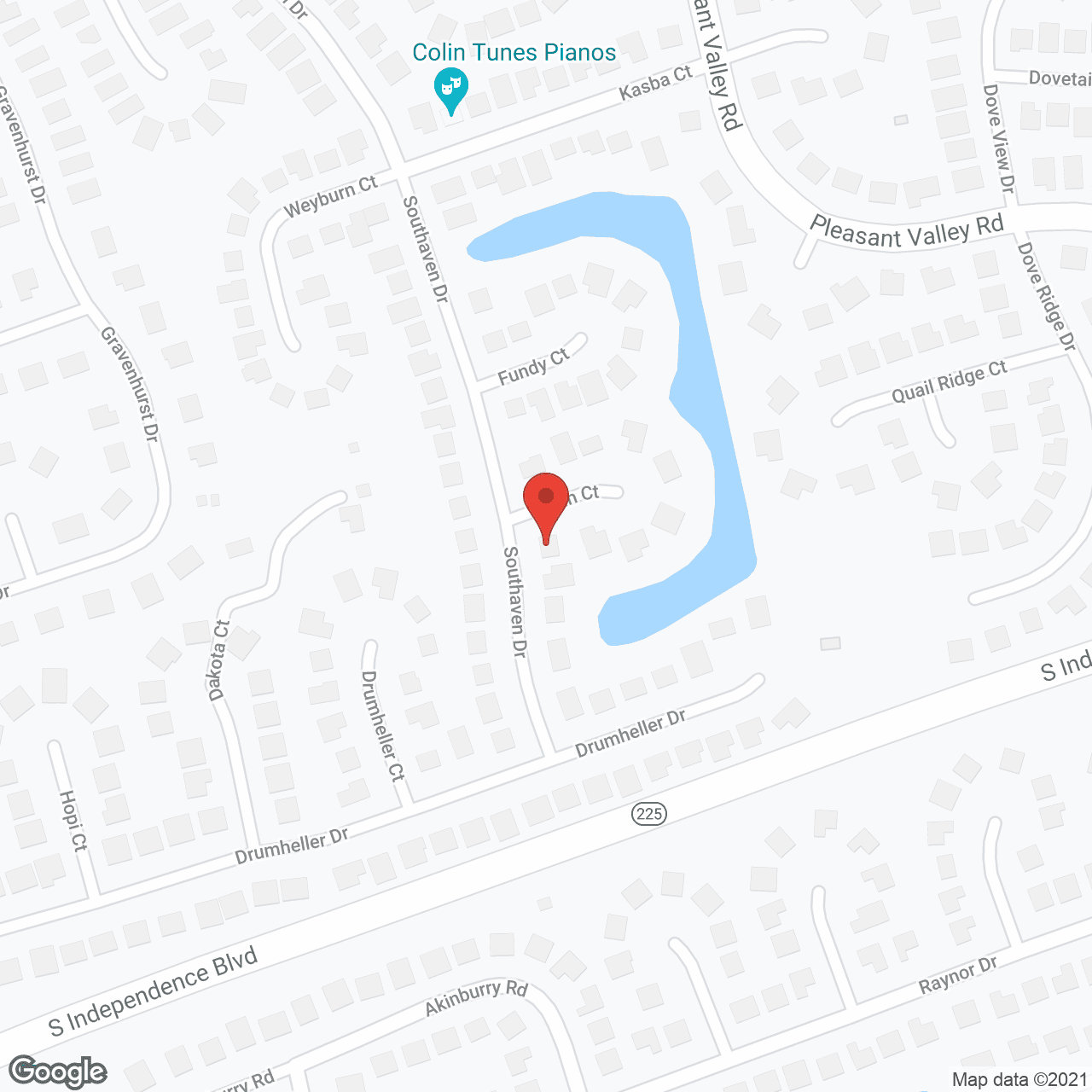 Map of the neighborhood around Golden Years LLC