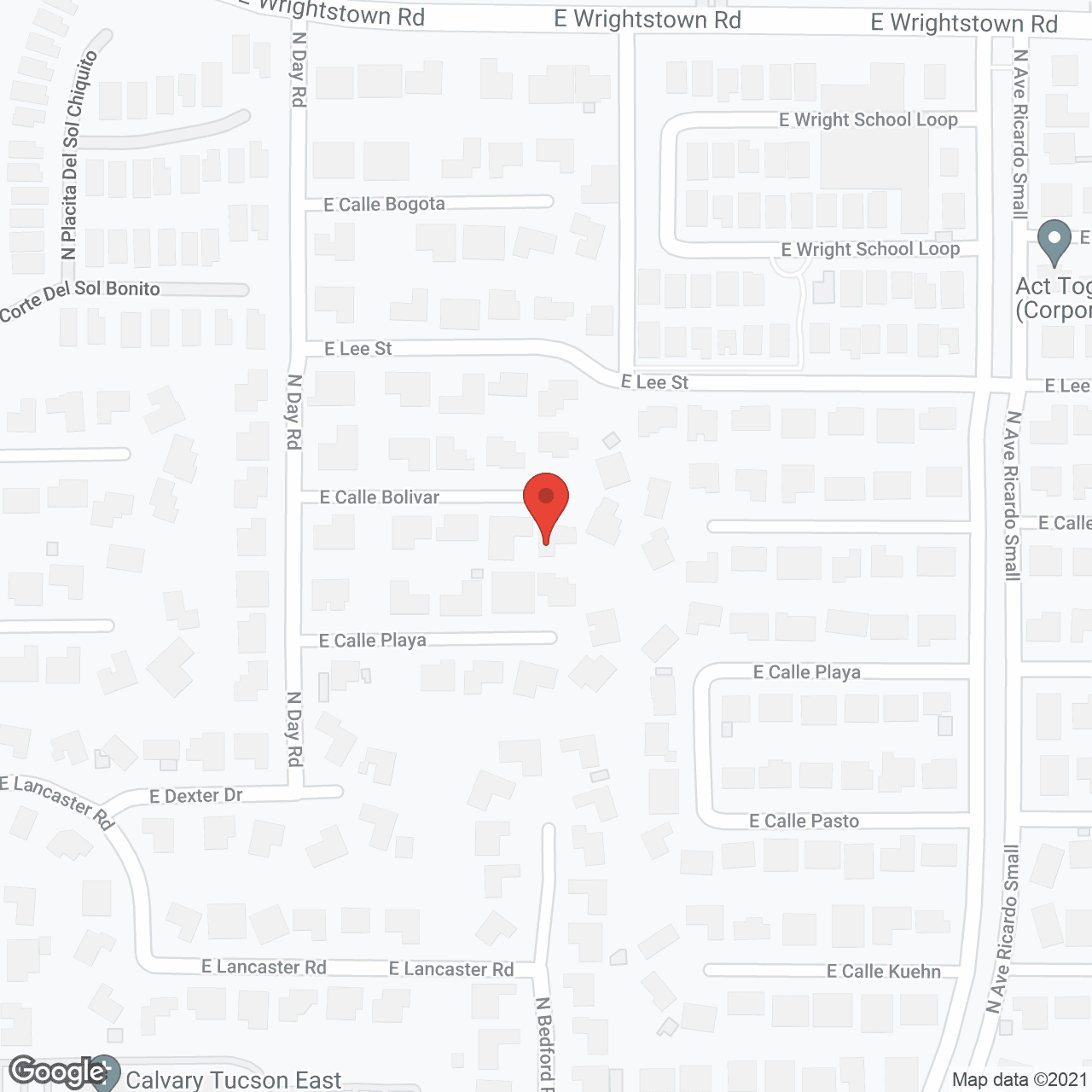 Map of the neighborhood around Arizona Dream Catchers